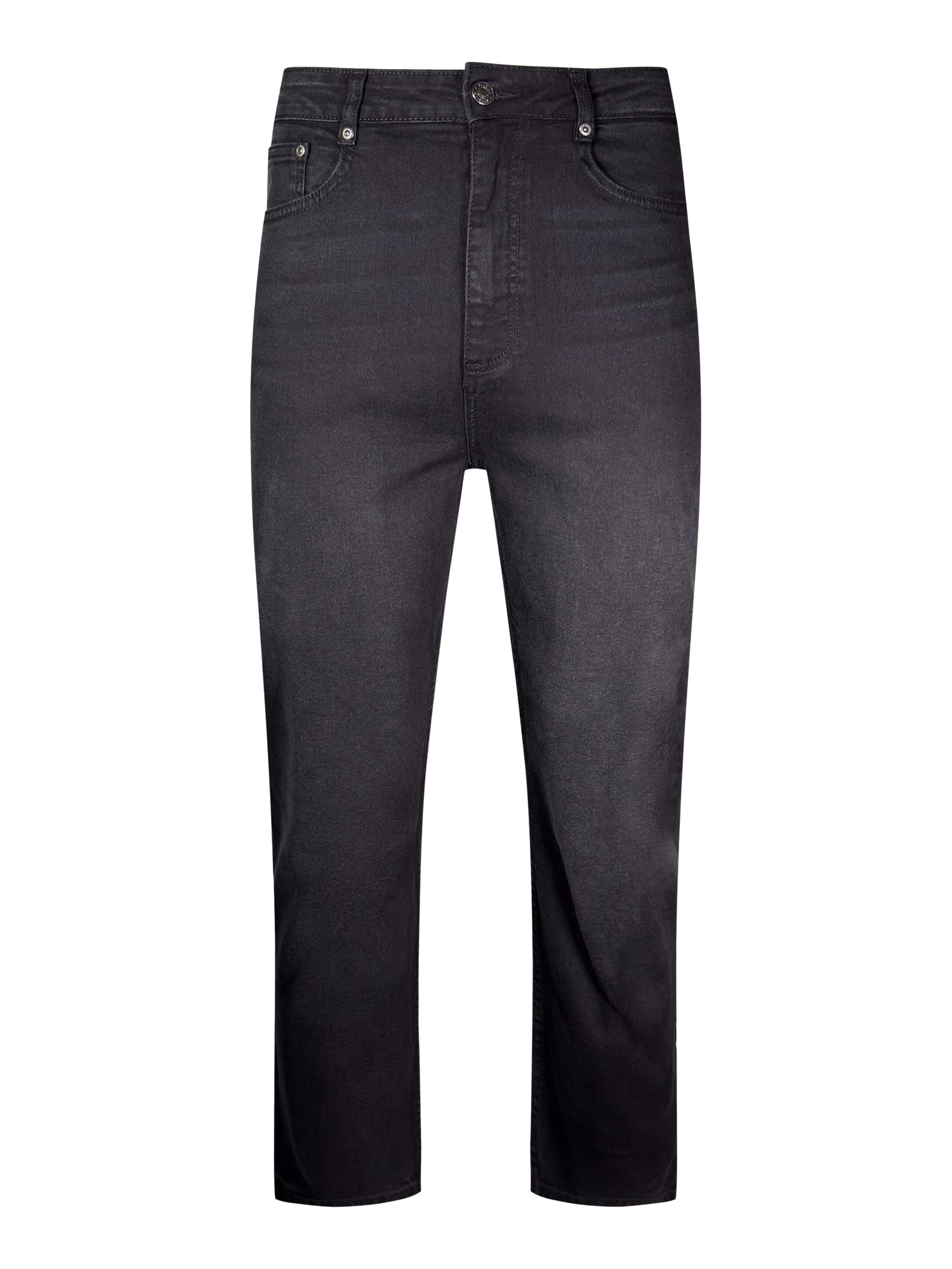 Jeans Tapered fit en noir délavé