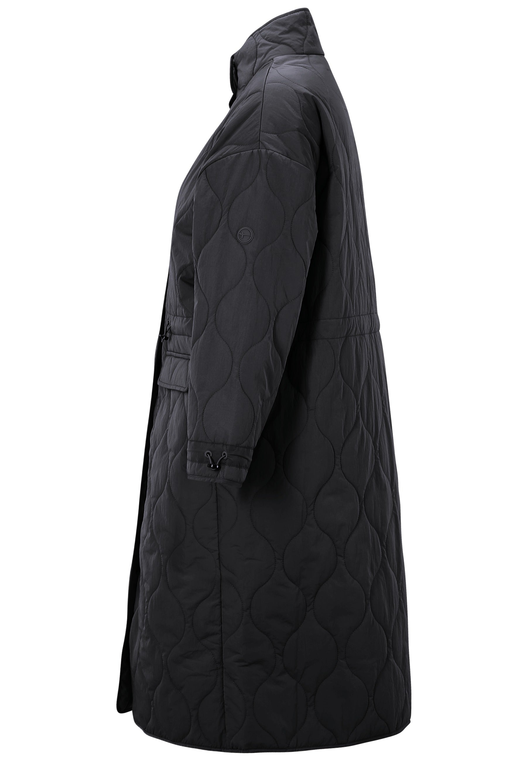 Baicoi Quilted Coat en noir Vestes de beauté Tamaris   