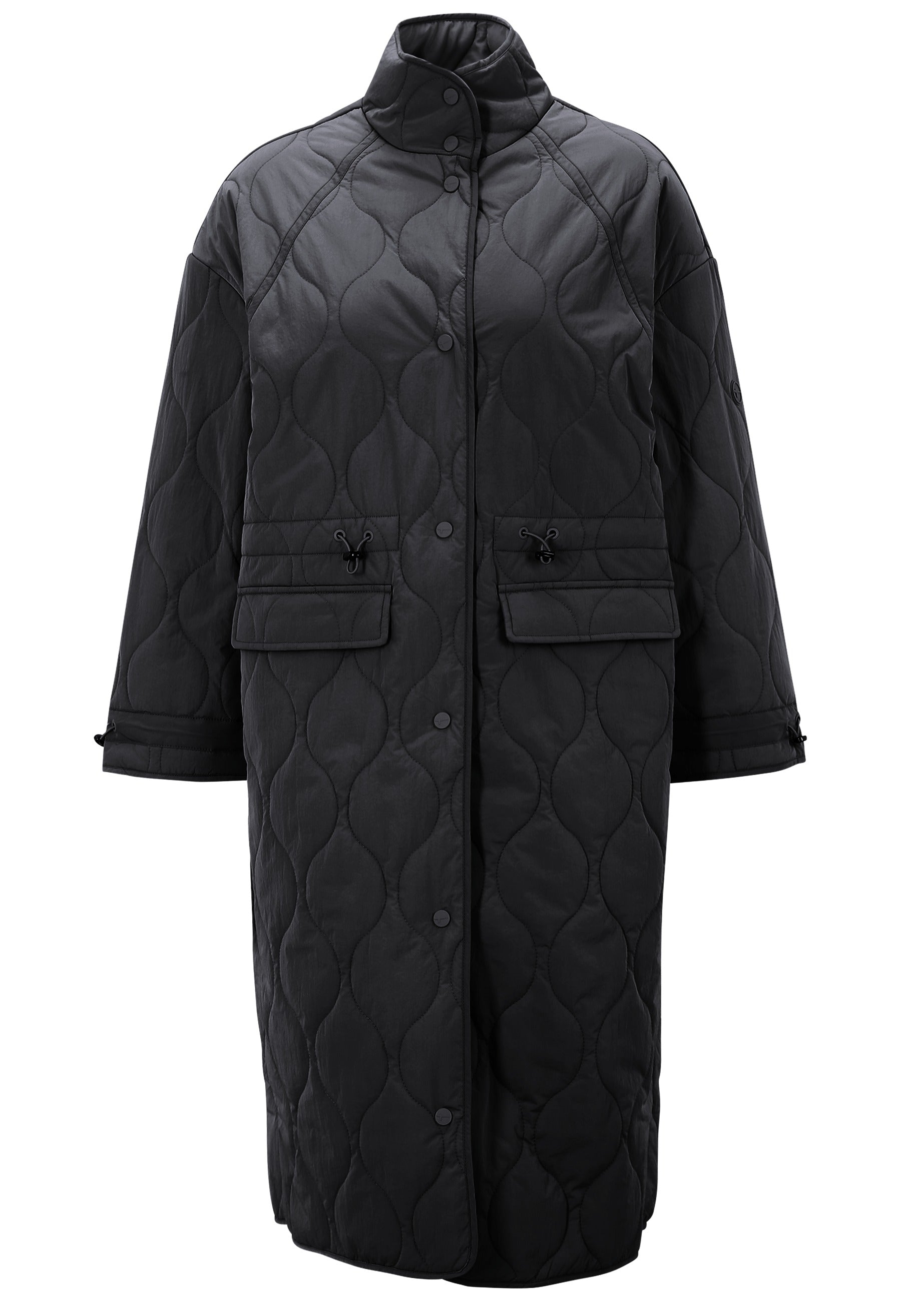 Baicoi Quilted Coat en noir Vestes de beauté Tamaris   