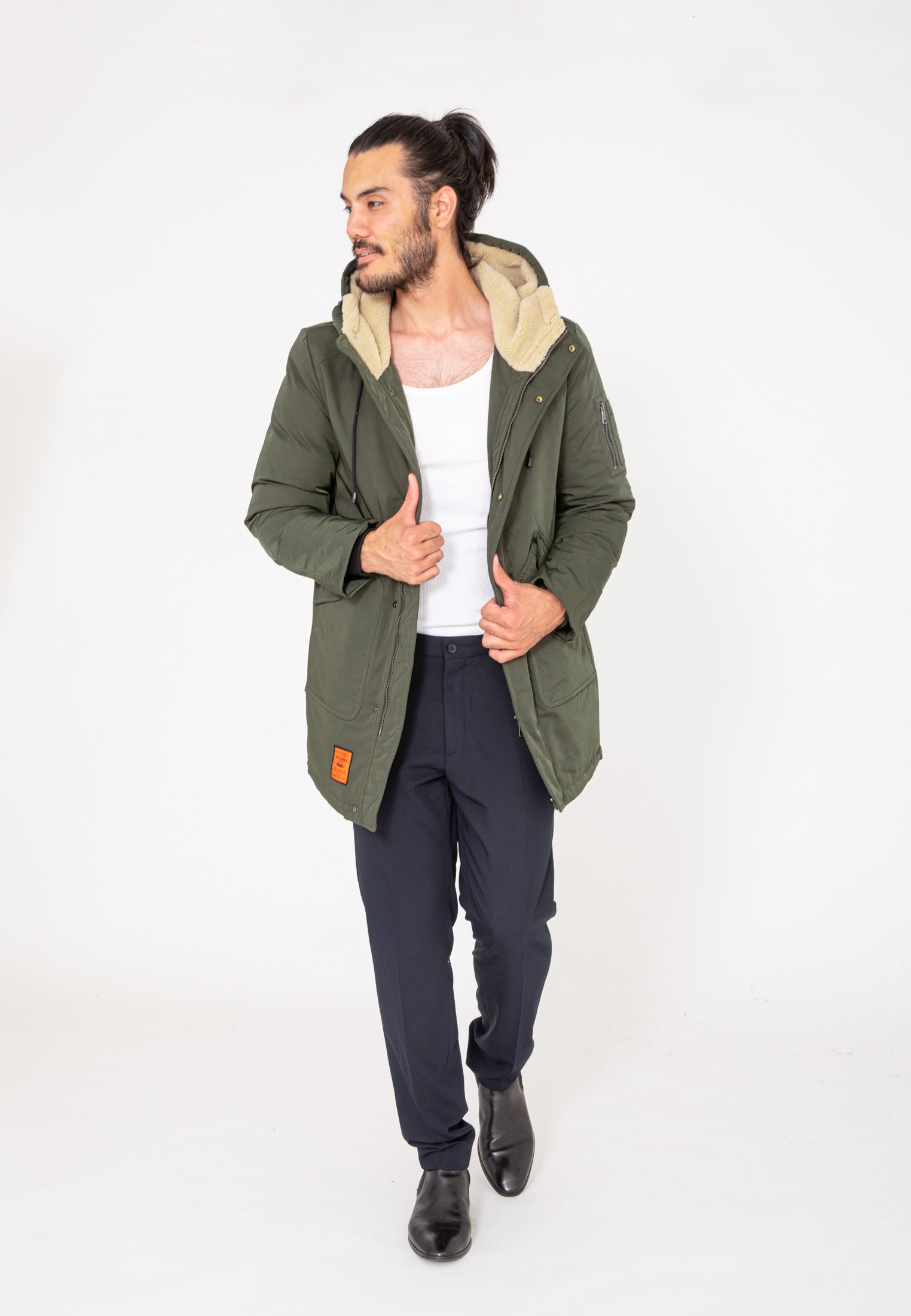Veste longue Telluride M in D.Khaki Vestes Bombers Original   