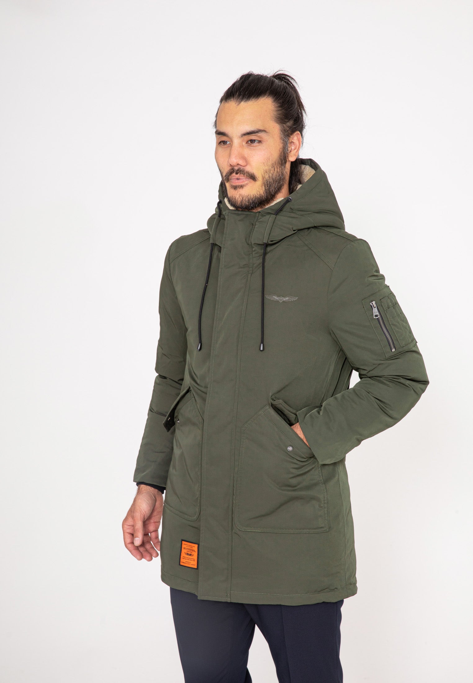 Veste longue Telluride M in D.Khaki Vestes Bombers Original   