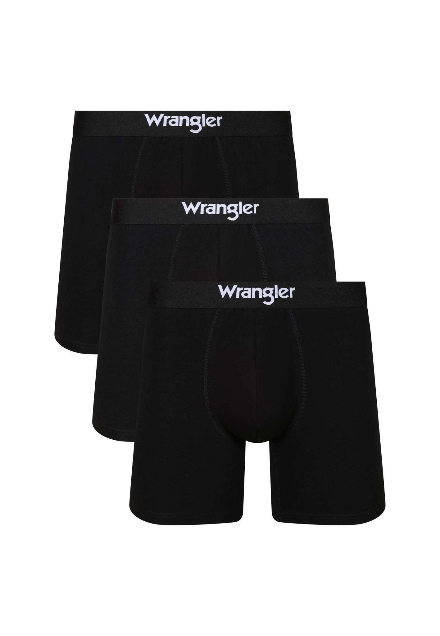 3 Pack Trunks Medium Wilkins in Black Sous-vêtements Wrangler   