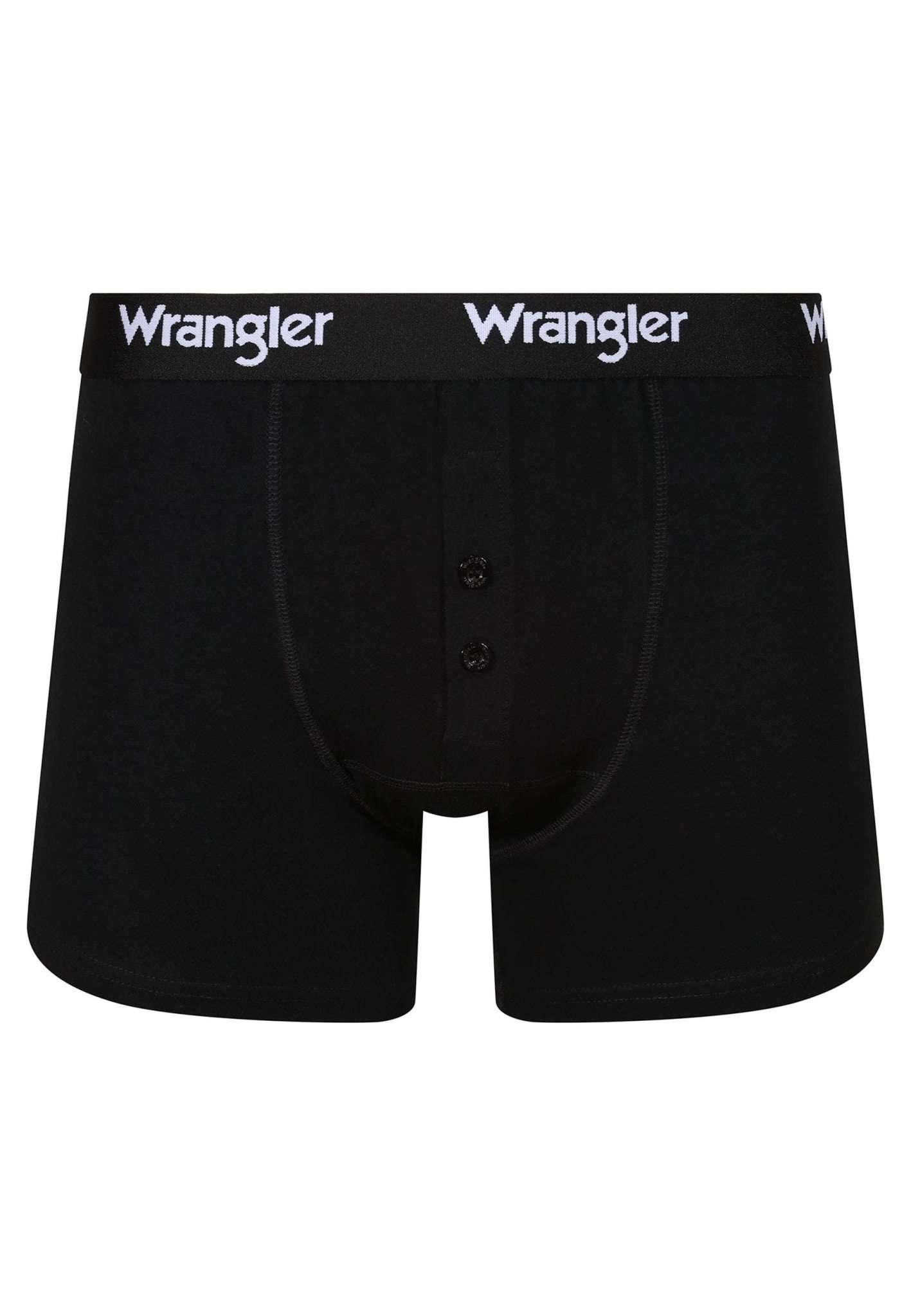 3 Pack Button Fly Trunks Tait in Black Sous-vêtements Wrangler   