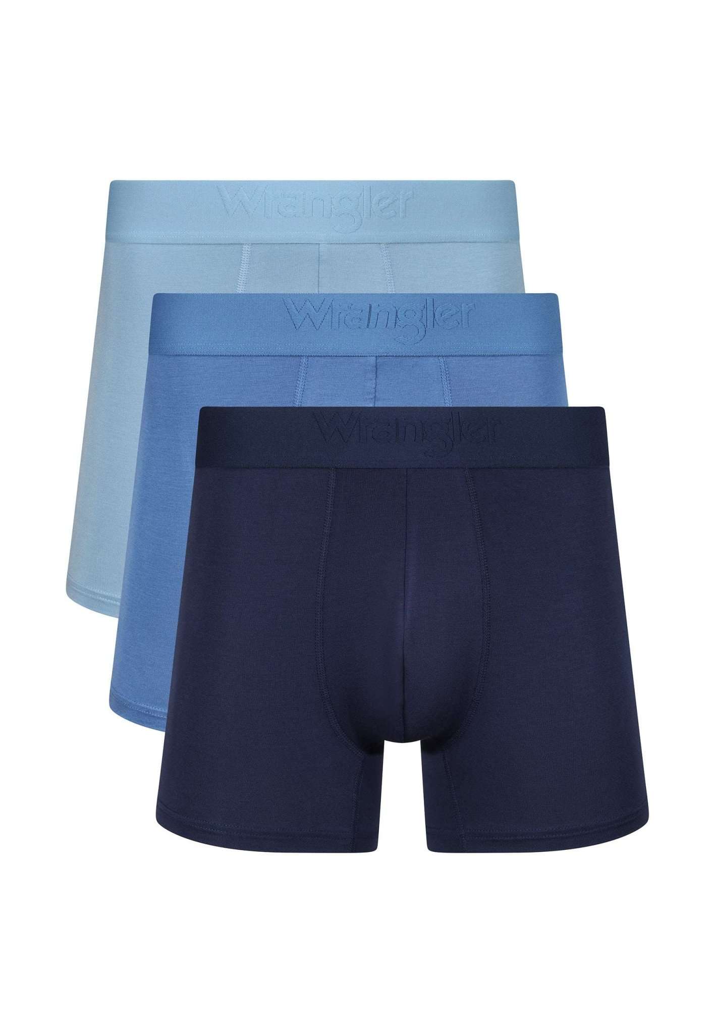 3 Pack Trunks Griffin in Dusk Blue Sous-vêtements Wrangler   