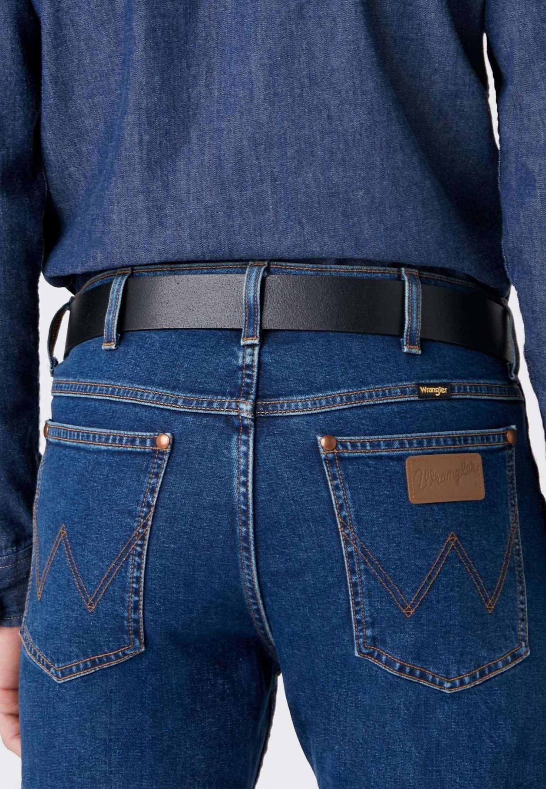 Metal Loop Belt in Black Ceinture Wrangler
