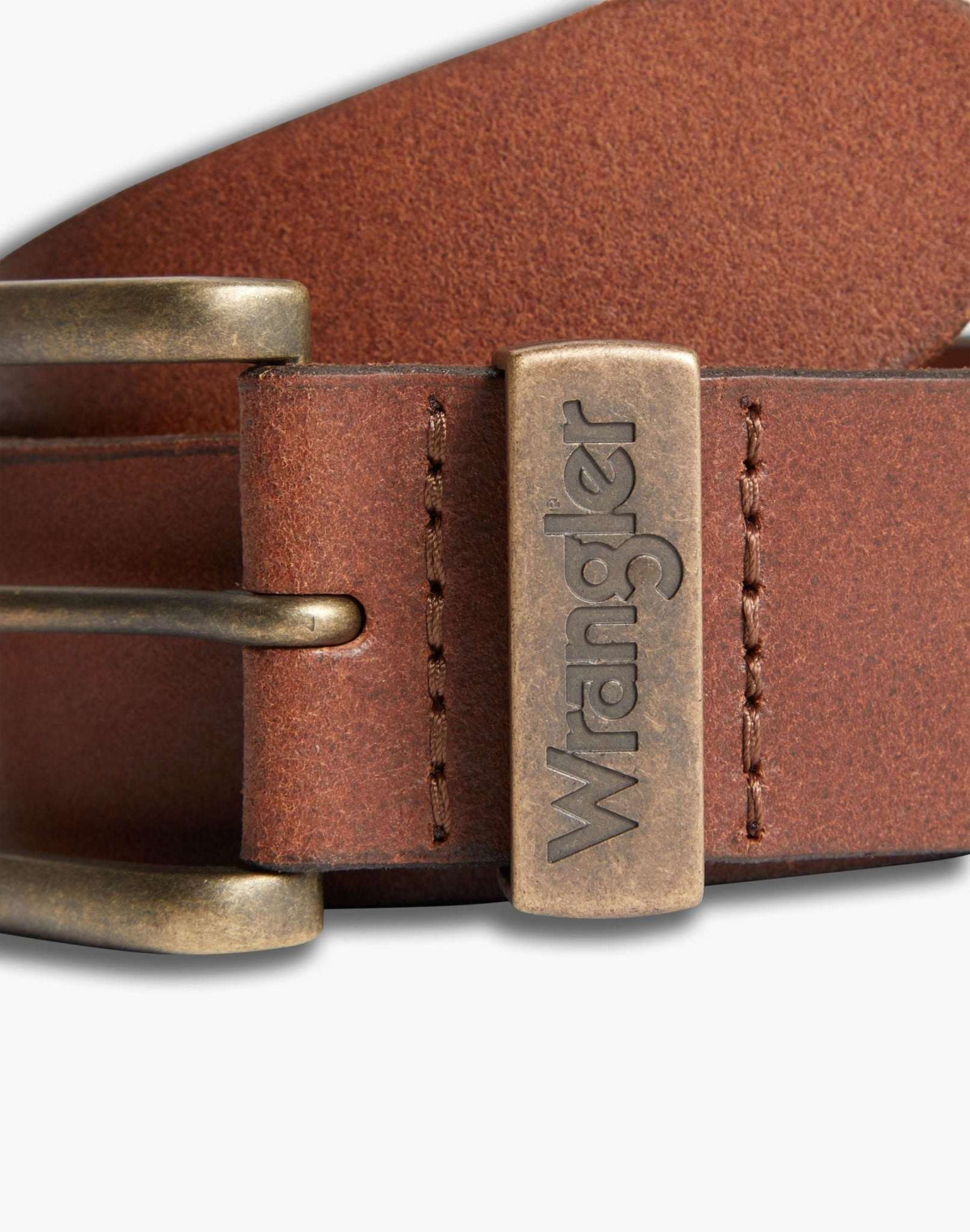 Metal Loop Belt in Cognac Ceinture Wrangler   