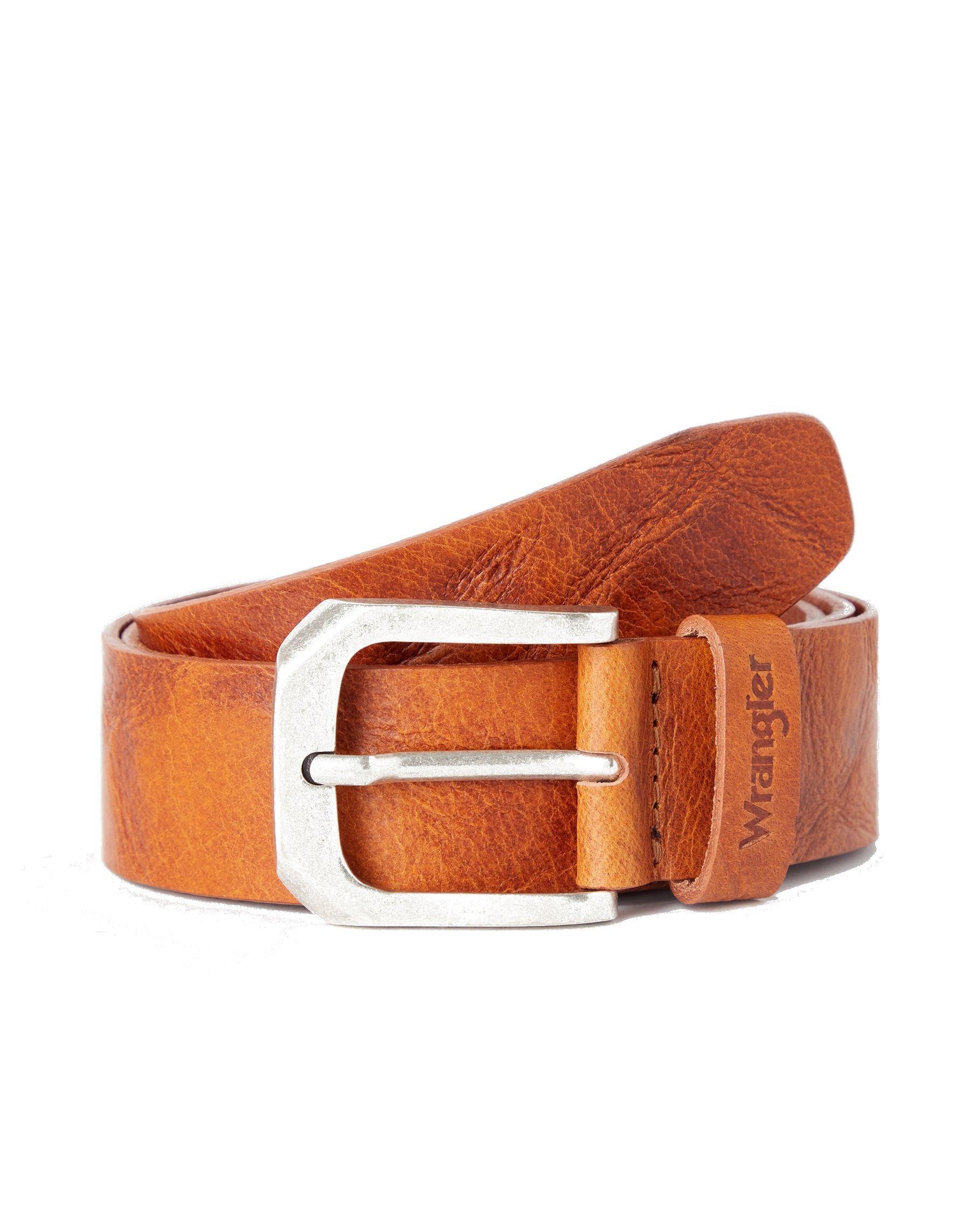 Range Belt in Cognac Ceinture Wrangler   