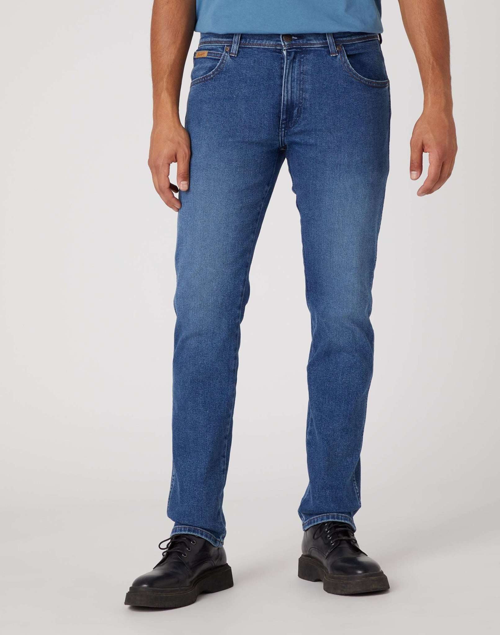 Texas Slim Low Stretch en jeans Cool Shade Wrangler   