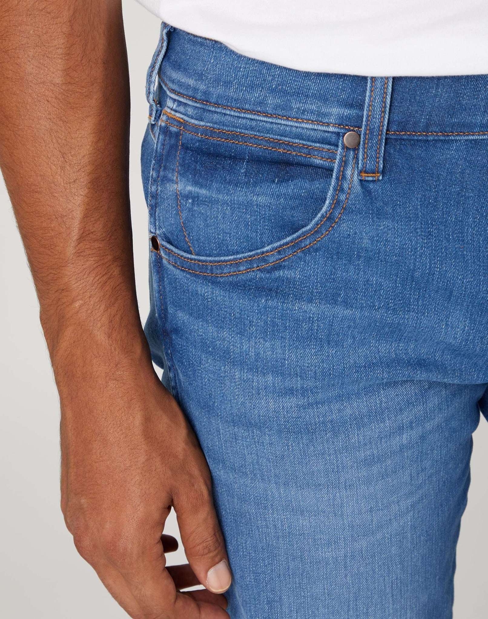 Short Colton en jean bleu Vortex Wrangler   