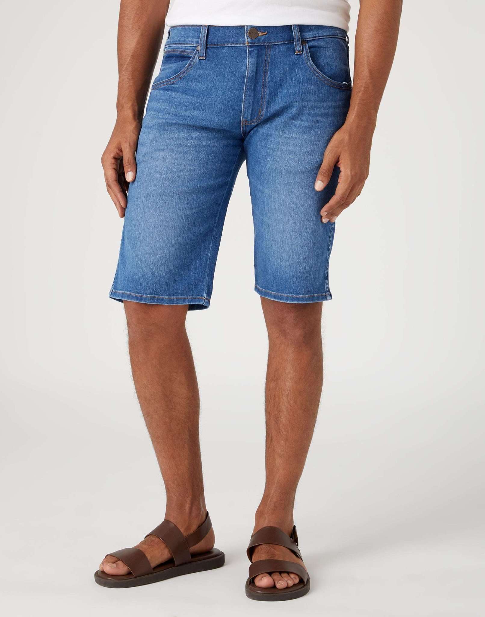 Short Colton en jean bleu Vortex Wrangler   