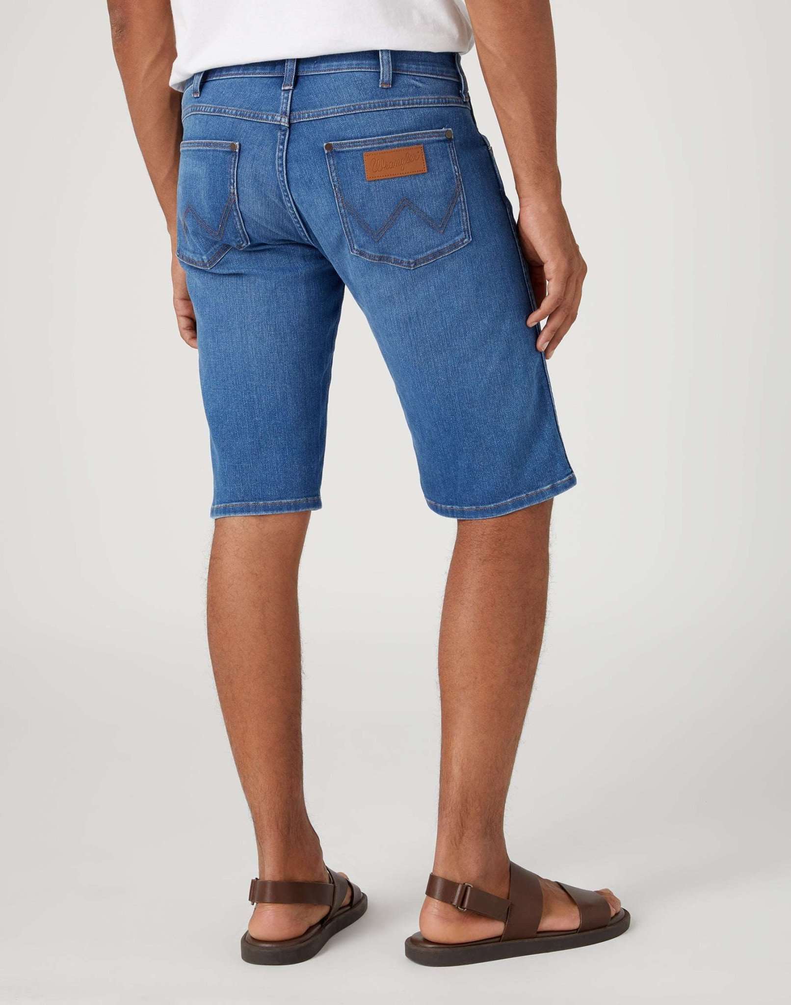 Short Colton en jean bleu Vortex Wrangler   