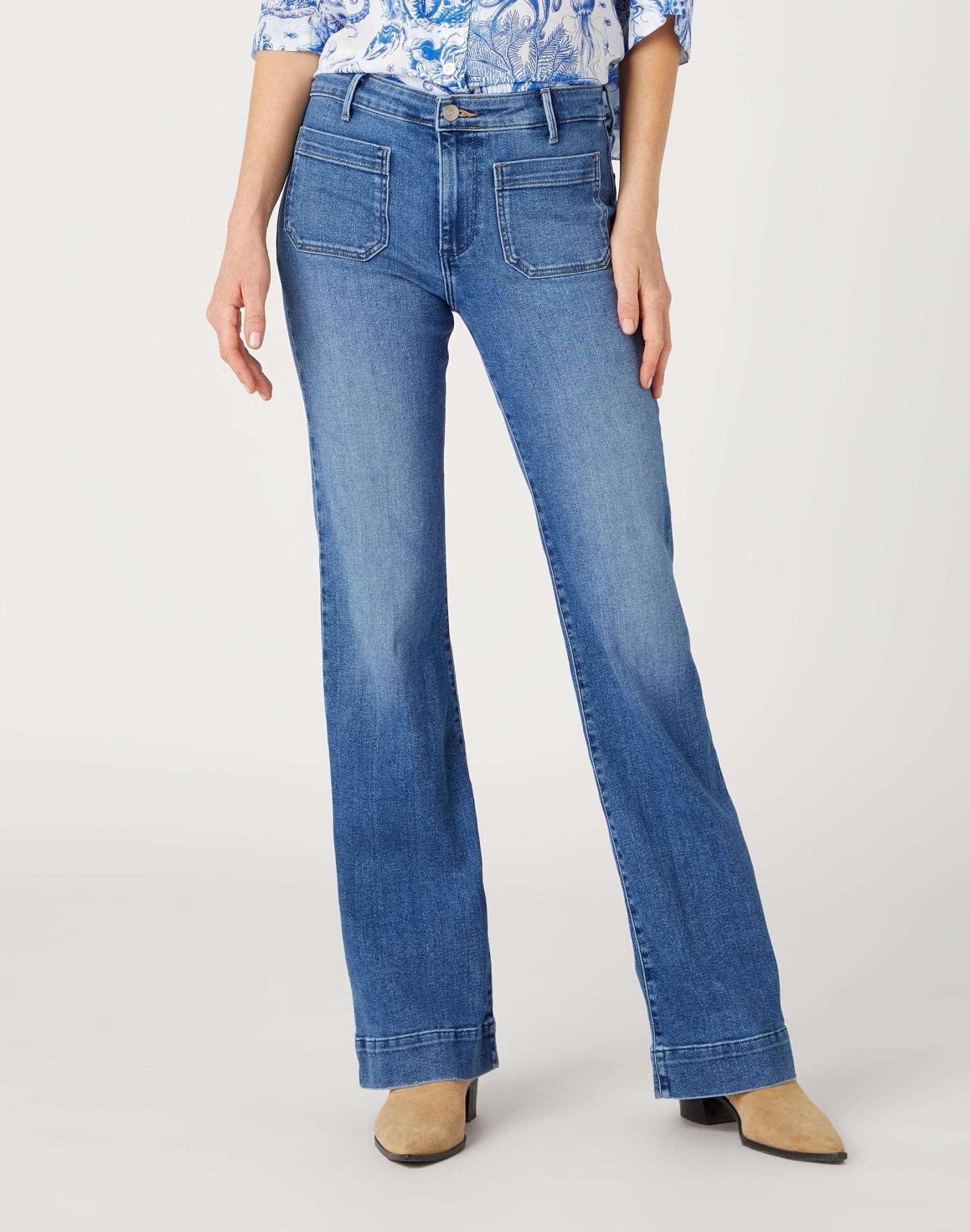 Flare en jeans Raven Wrangler   