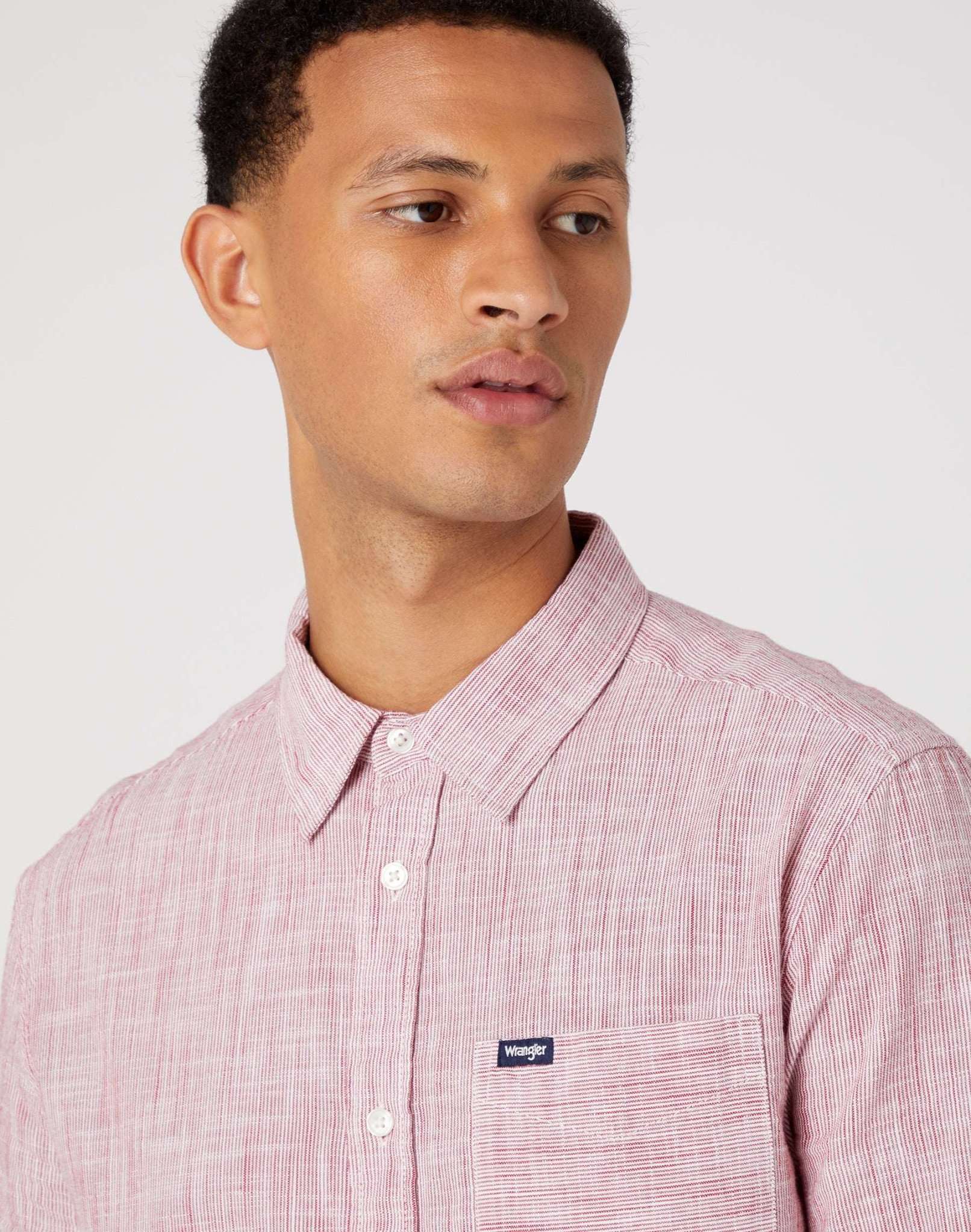 One Pocket Shirt in Red Chemises Wrangler   