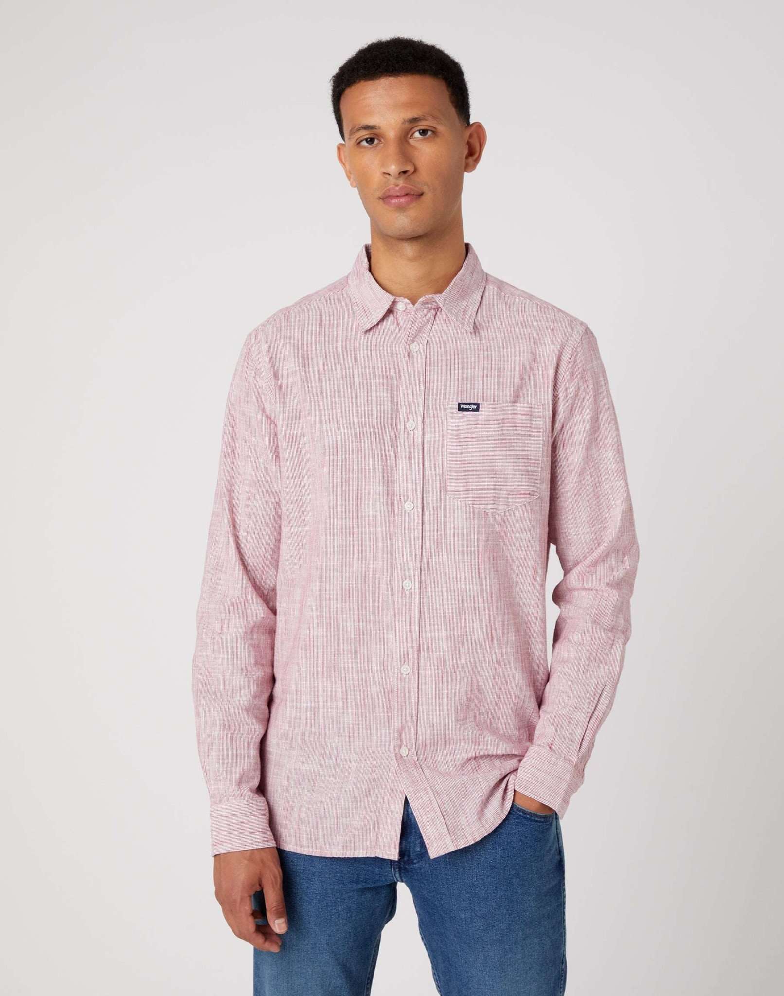 One Pocket Shirt in Red Chemises Wrangler   