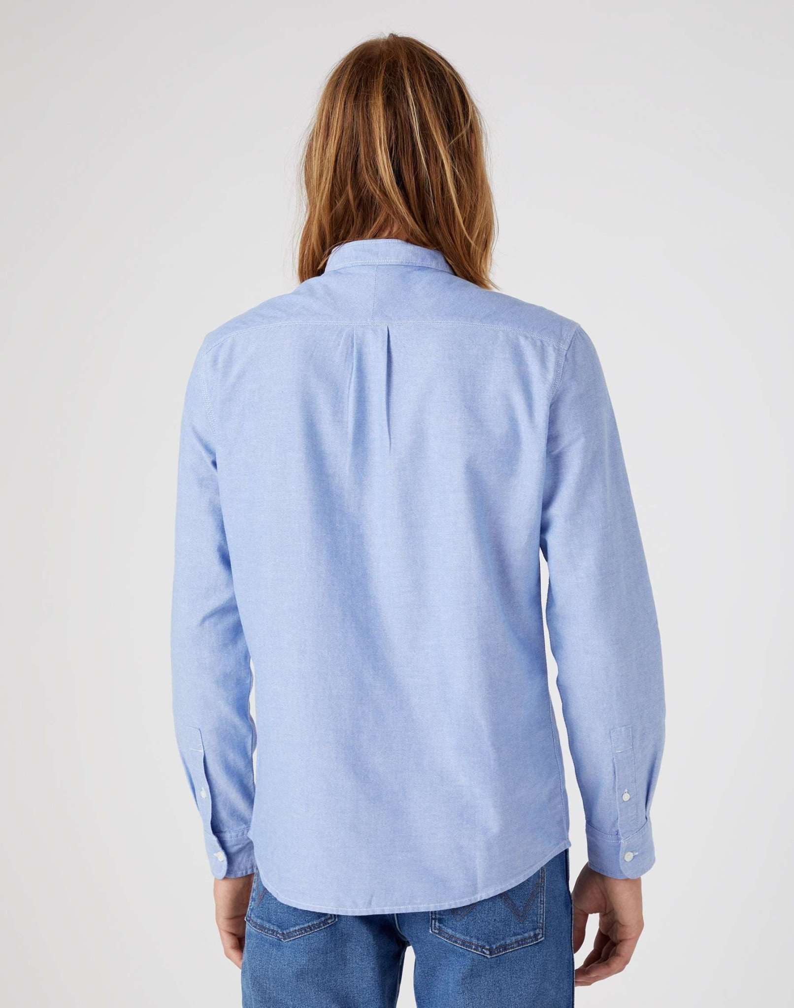 One Pocket Shirt in Limoges Blue Chemises Wrangler   