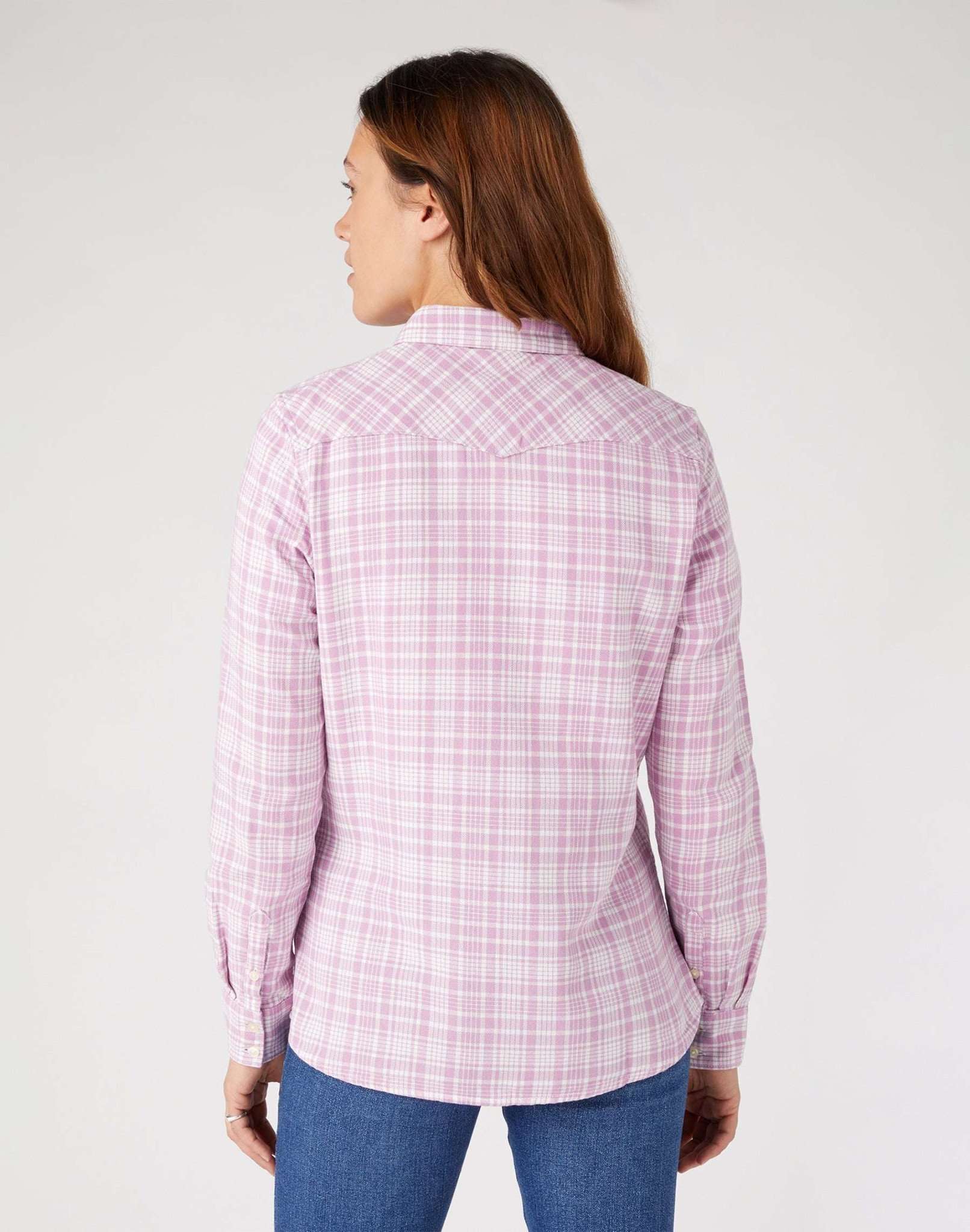 Slim Reg Western Shirt in Smokey Grape Chemises Wrangler   