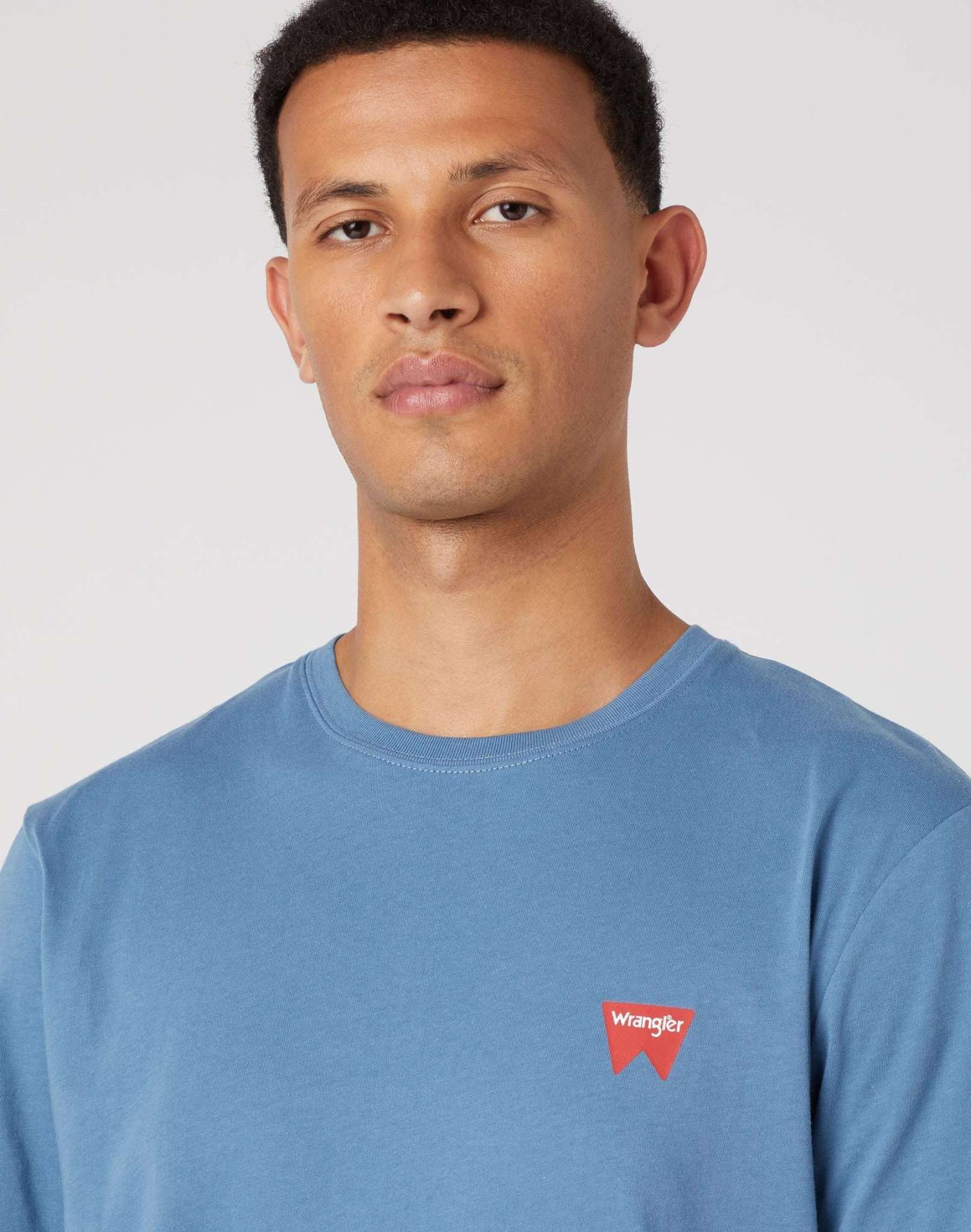 Sign Off Tee in Captains Blue T-shirts Wrangler   