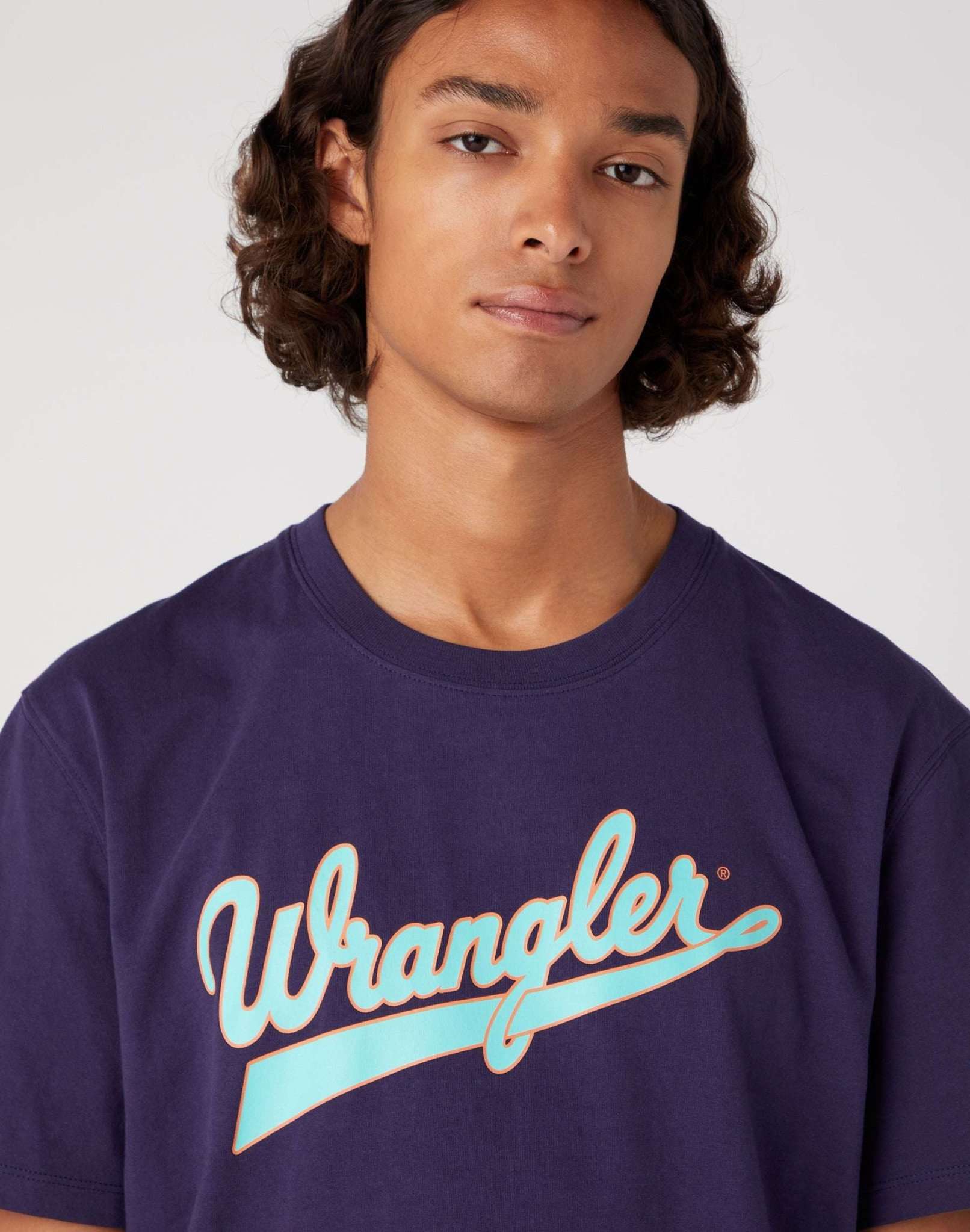 Branded Tee in Eclipse T-shirts Wrangler   