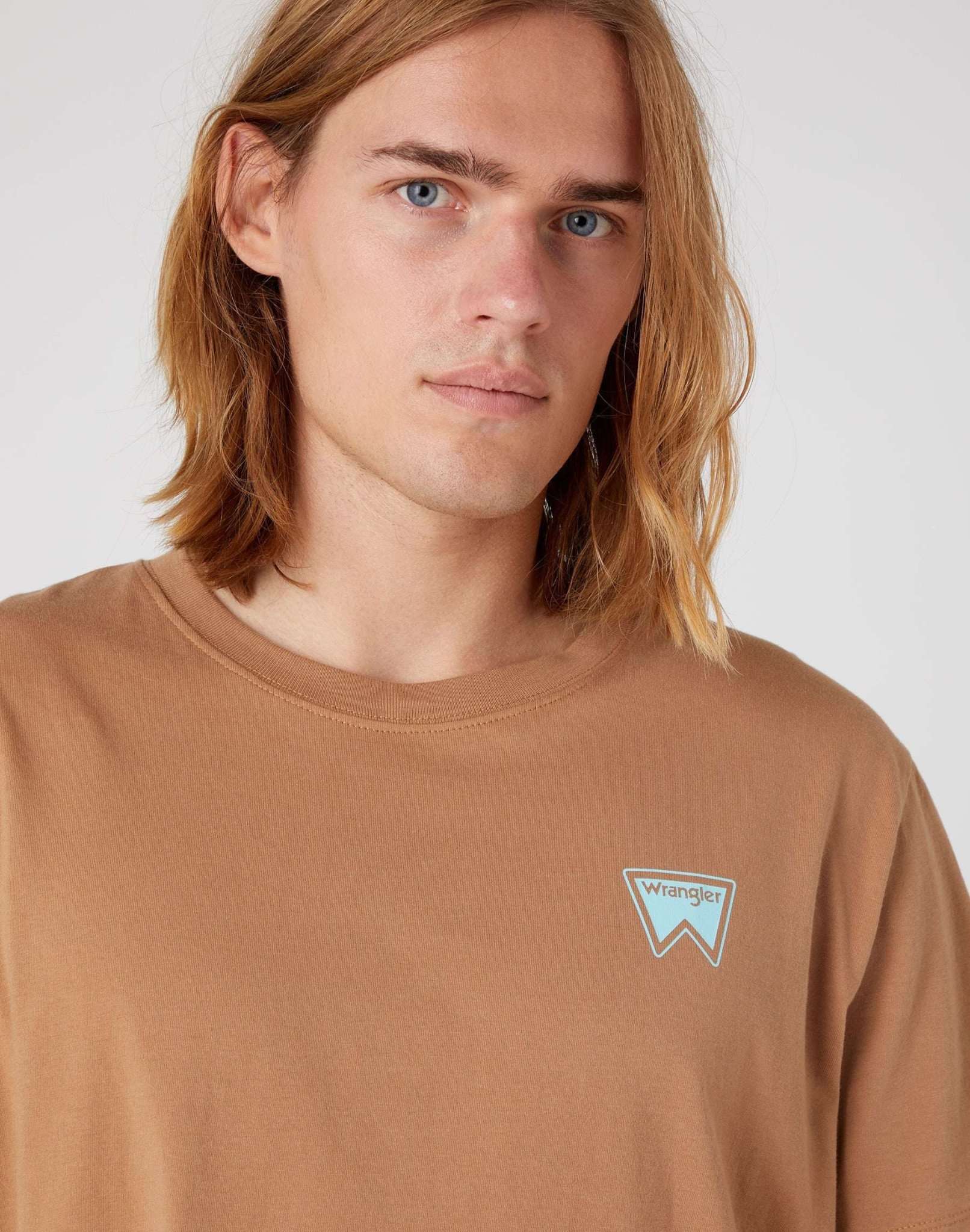 Graphic Tee in Burro Brown T-shirts Wrangler   