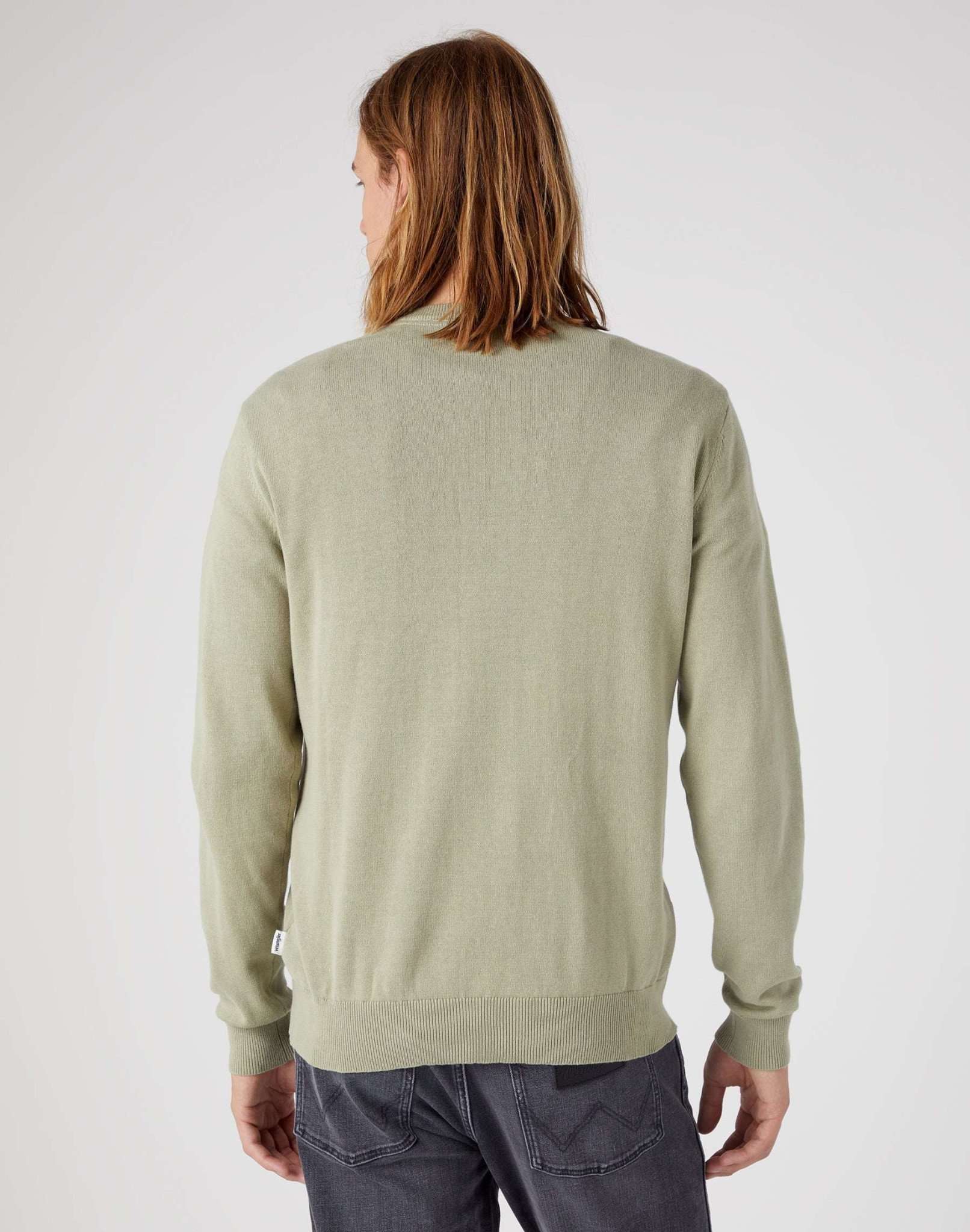 Crewneck Knit in Tea Leaf Pull Wrangler   