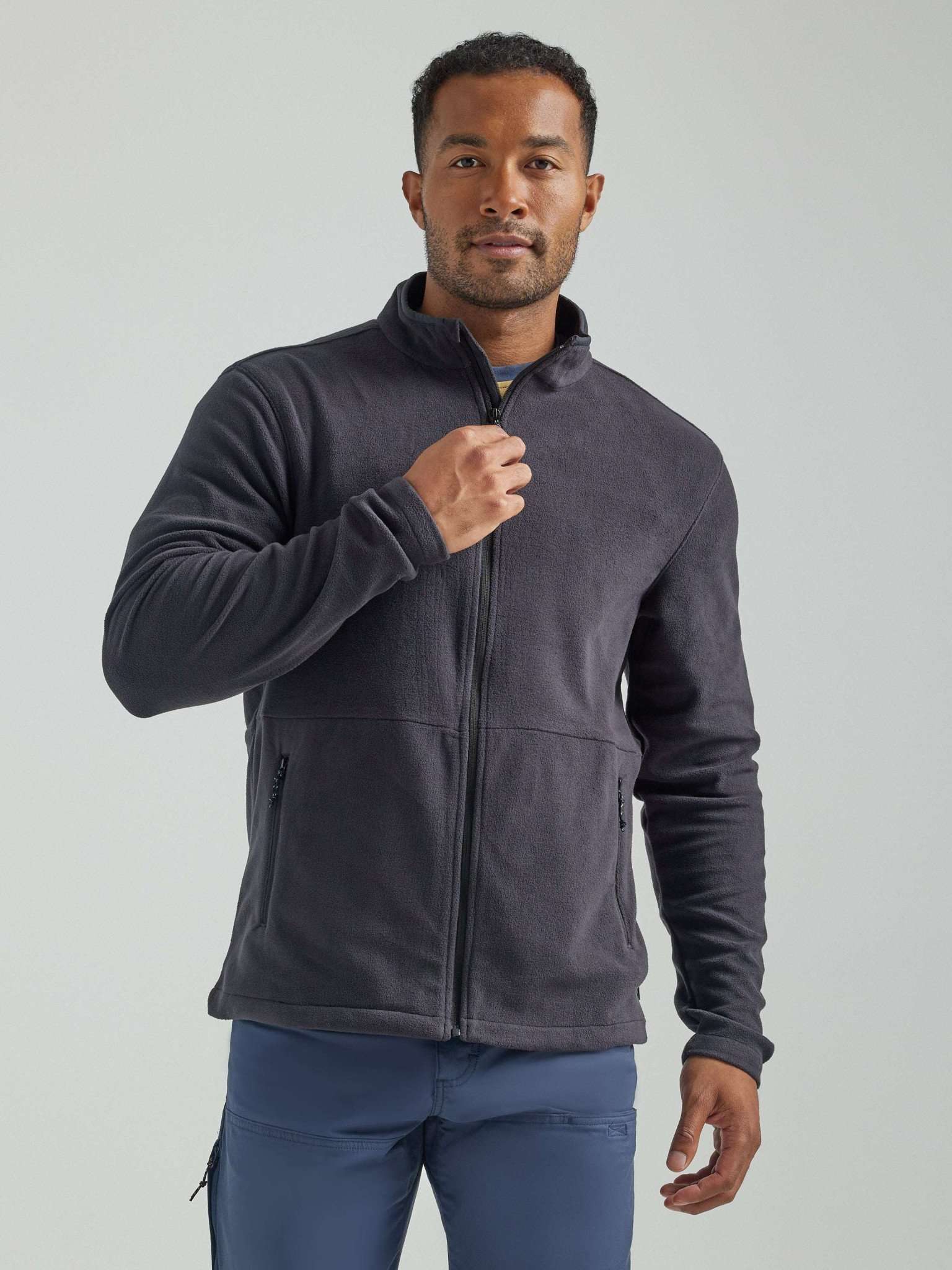 All Terrain Gear Technical Fleece Jacket in Black Vestes Wrangler   