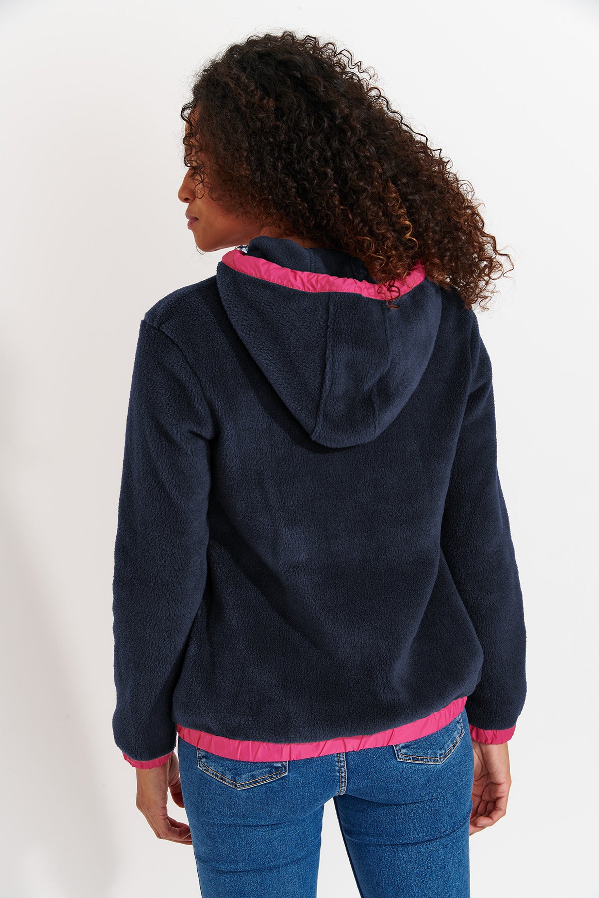 Veste polaire WARREN-BRICHILL marine Vestes Banana Moon