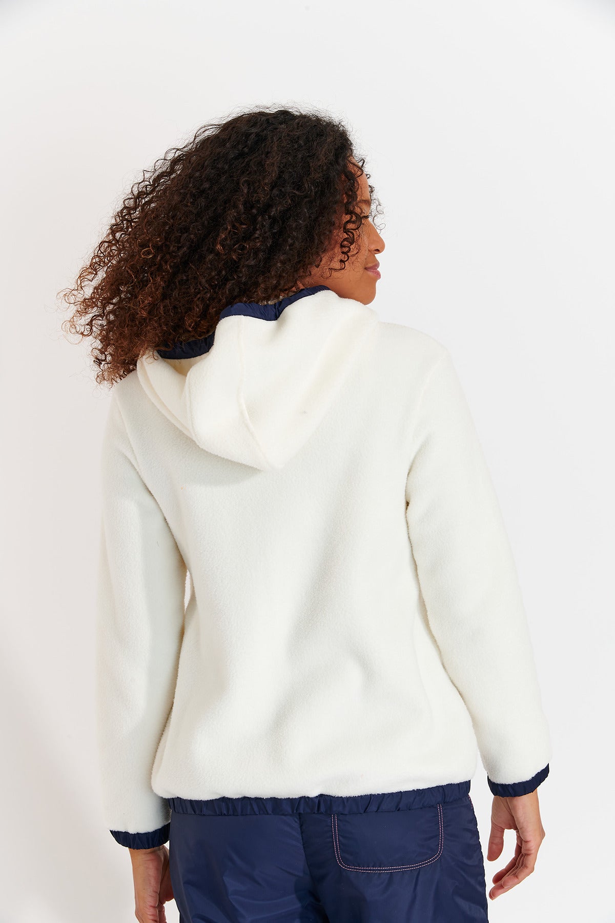 Veste polaire WARREN-BRICHILL en écru Vestes Banana Moon