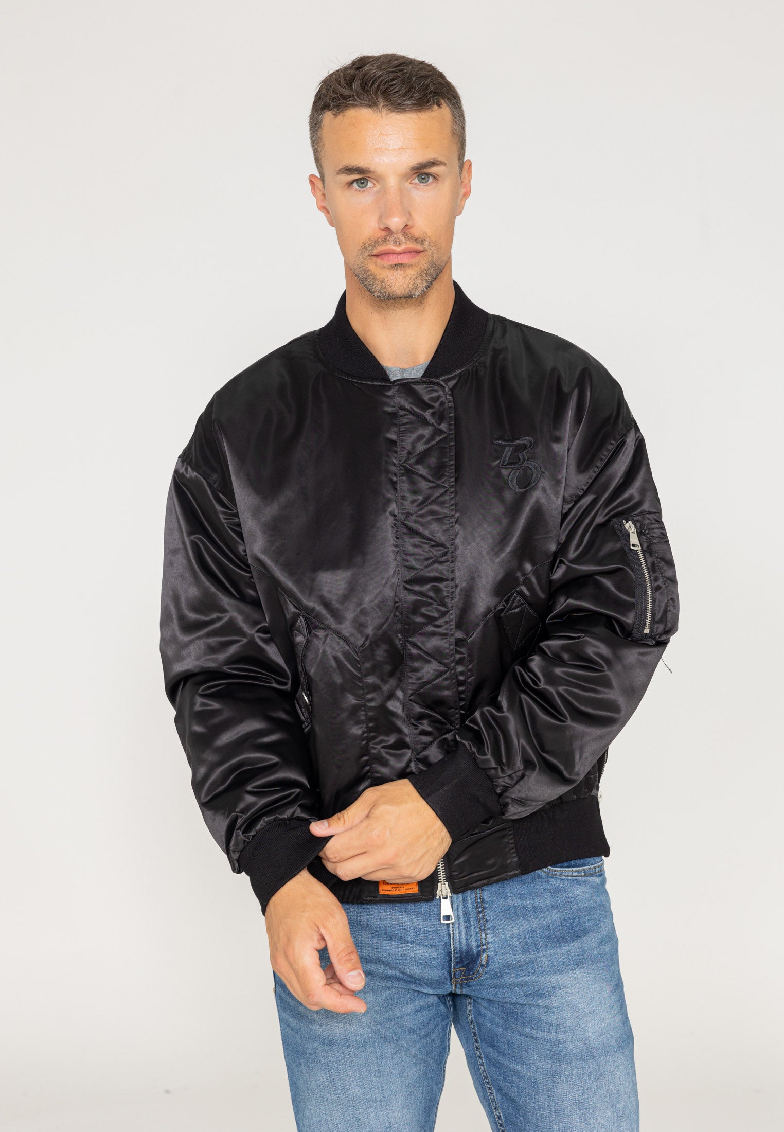 Veste aviateur Wavy U à Black Vestes Bombers Original   