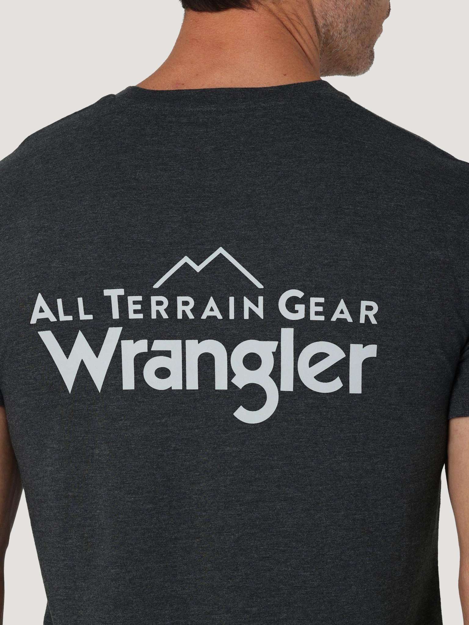 All Terrain Gear Logo Tee in Caviar T-shirts Wrangler   