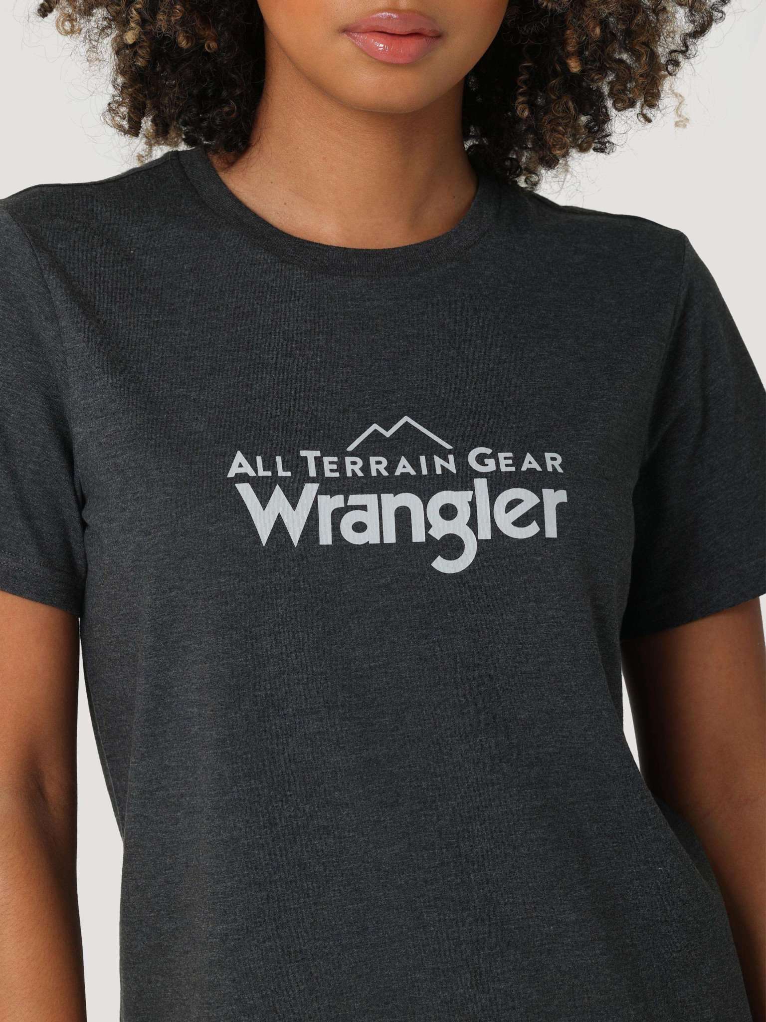 All Terrain Gear Logo Tee in Caviar T-shirts Wrangler   