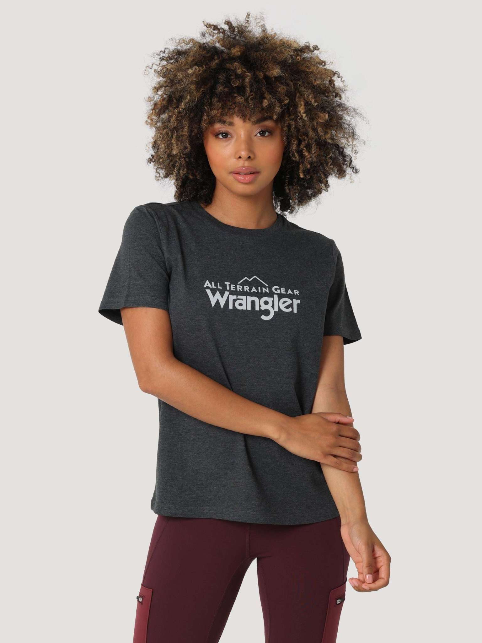 All Terrain Gear Logo Tee in Caviar T-shirts Wrangler   