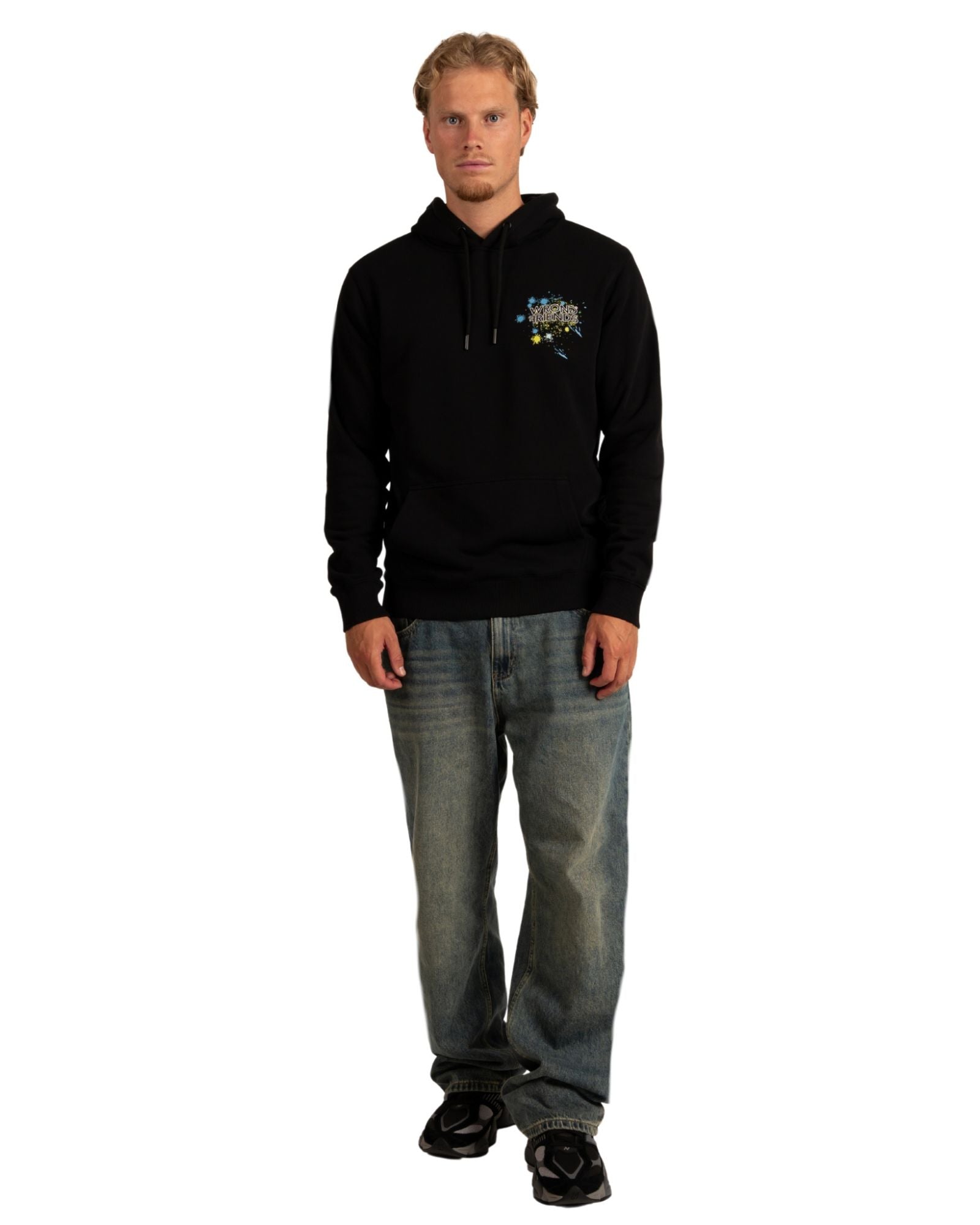 Sweat à capuche Hays noir Sweat à capuche Wrong Friends