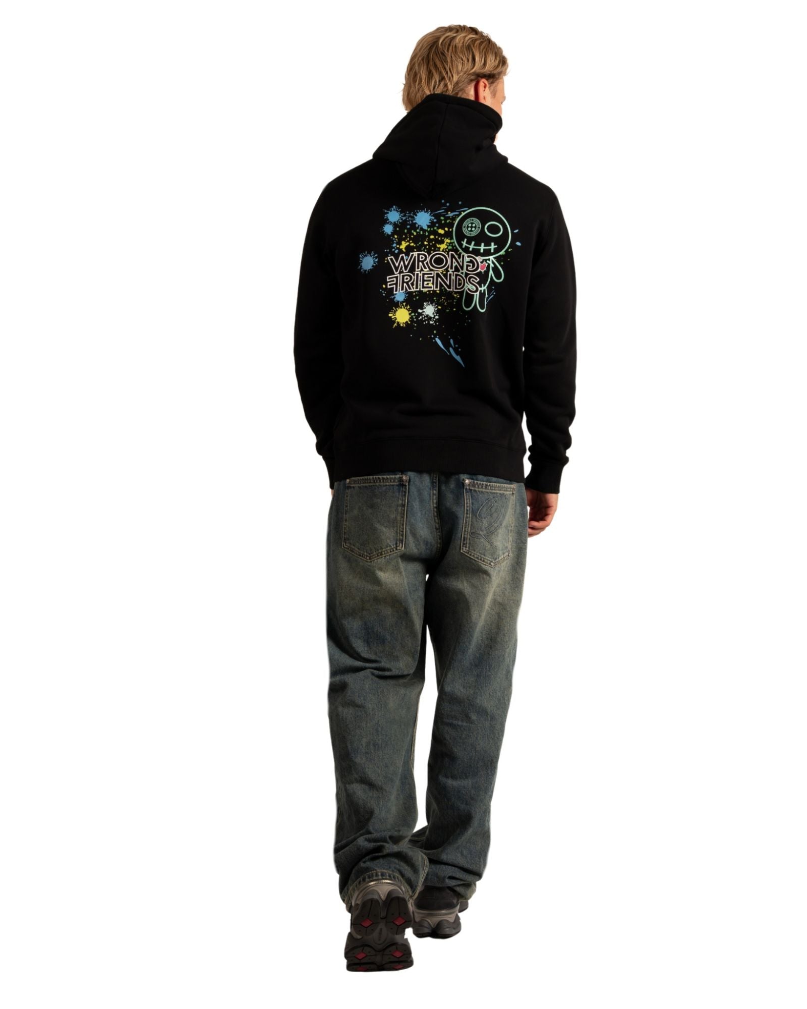 Sweat à capuche Hays noir Sweat à capuche Wrong Friends