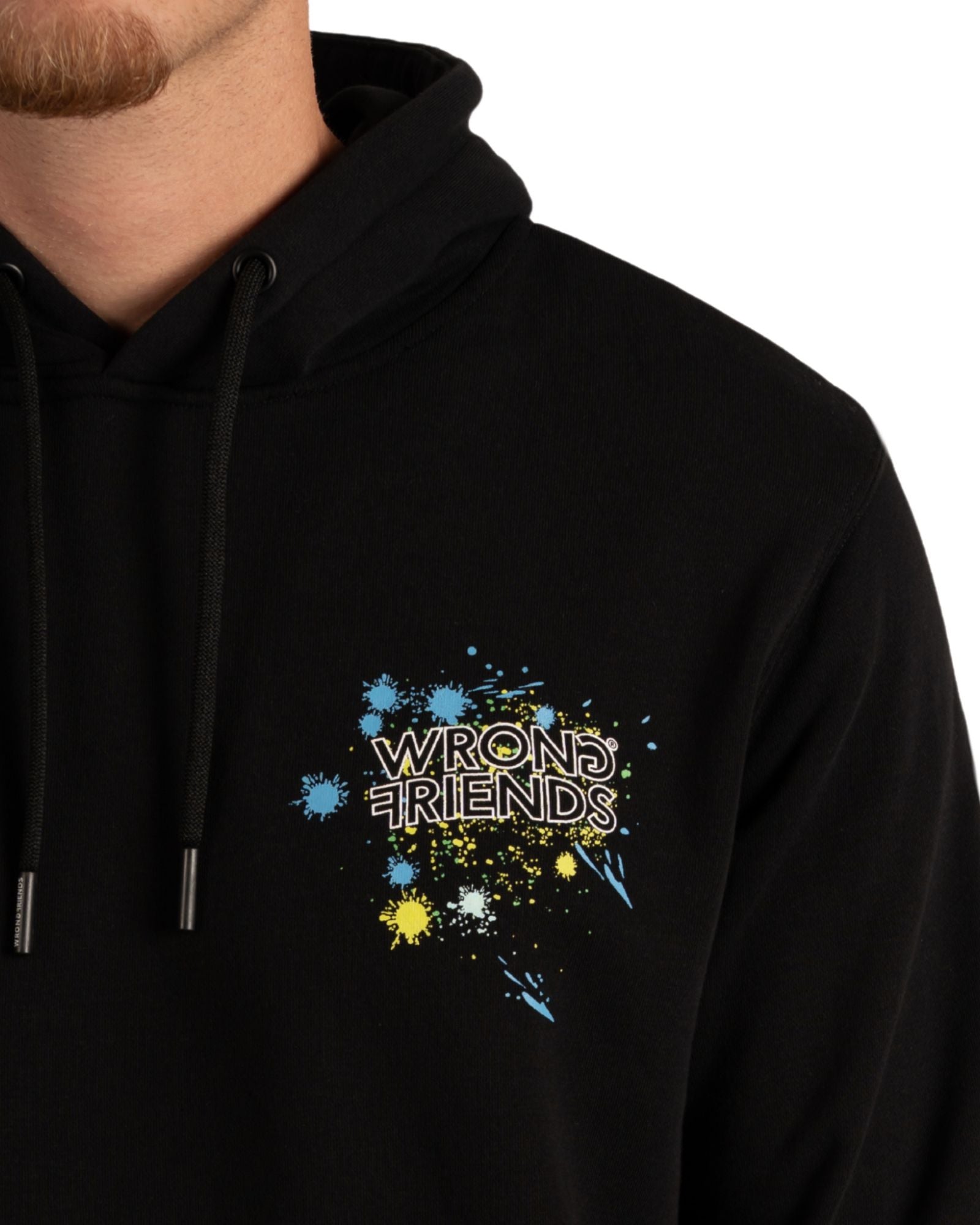 Sweat à capuche Hays noir Sweat à capuche Wrong Friends
