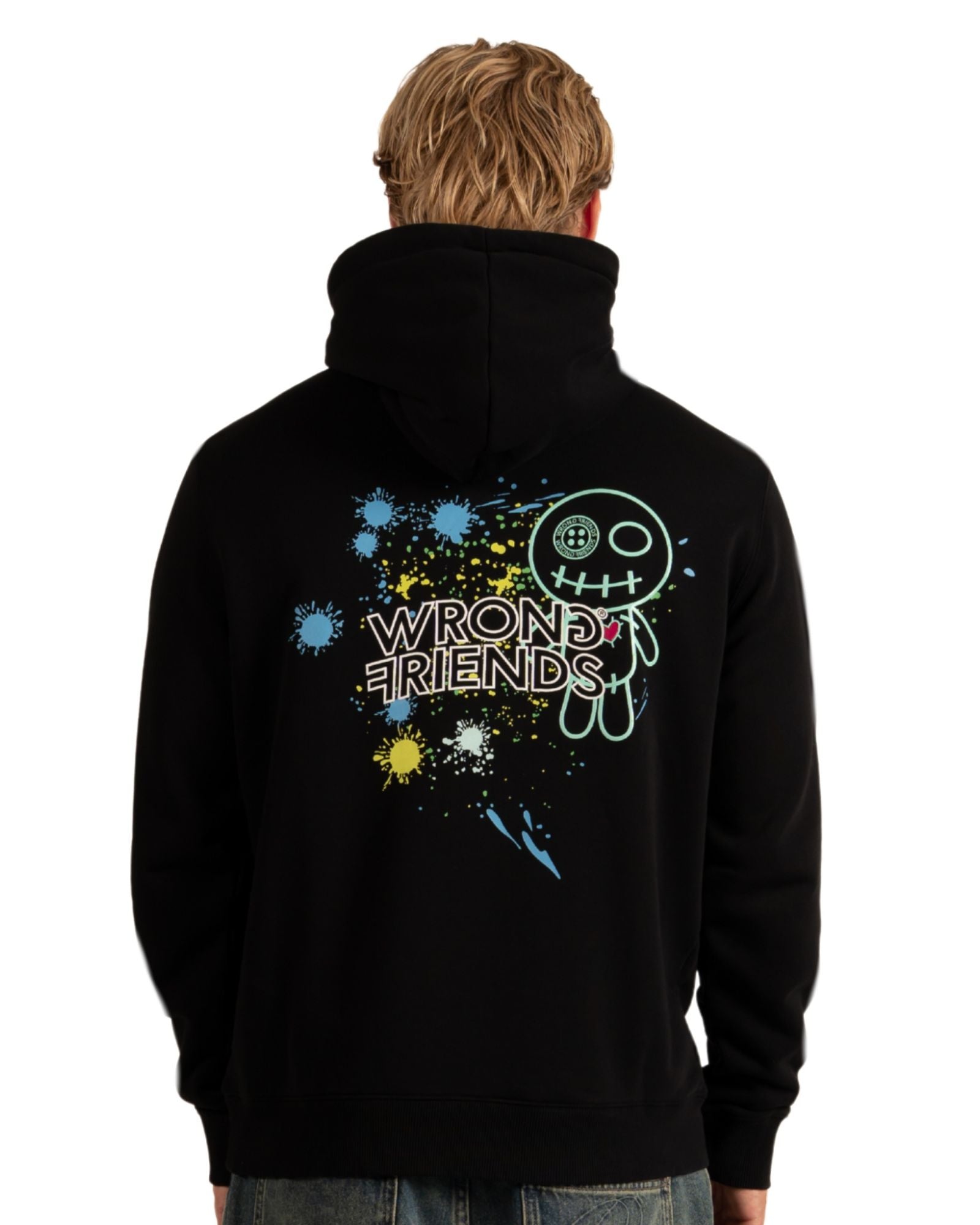 Sweat à capuche Hays noir Sweat à capuche Wrong Friends