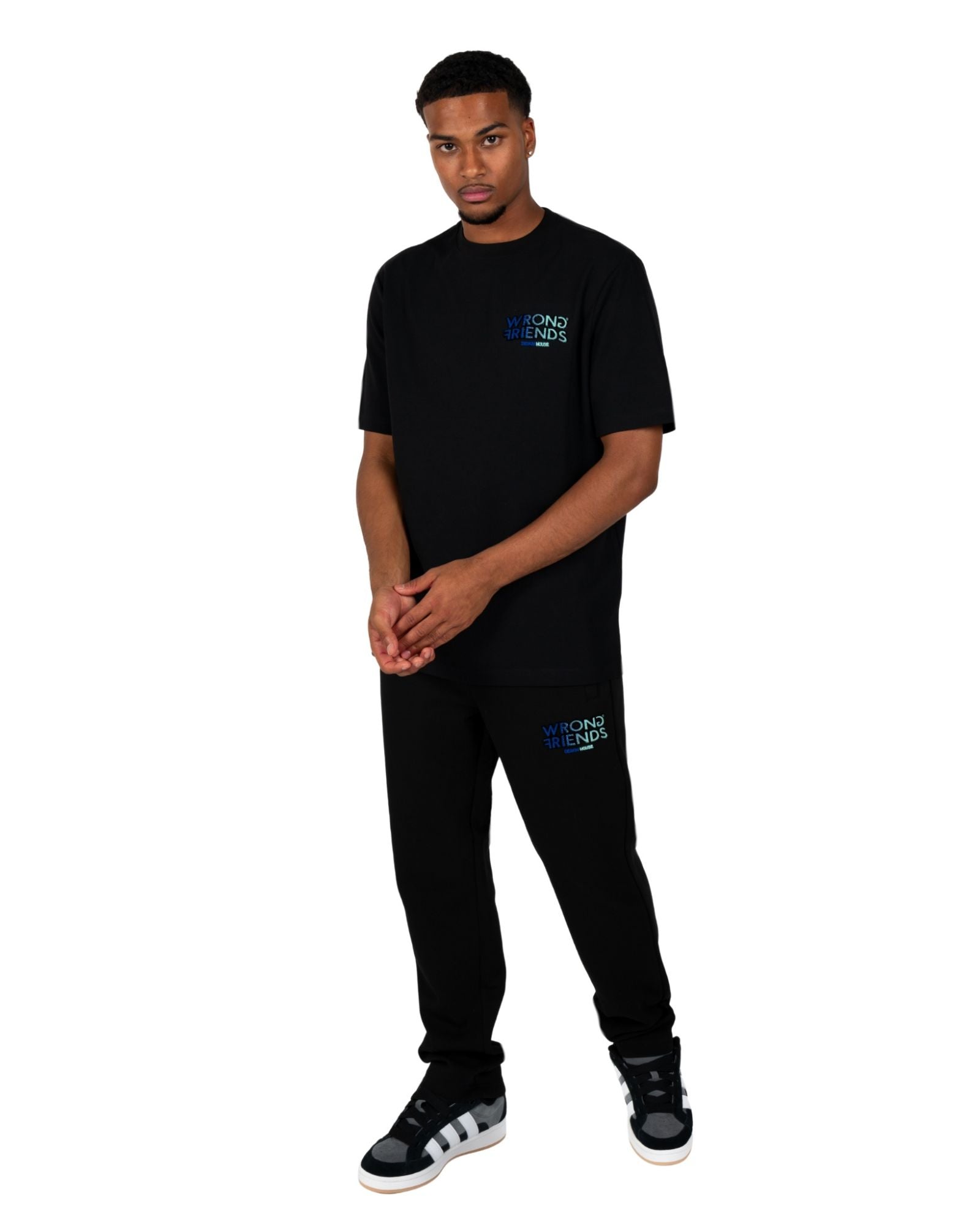 T-shirt Simi Valley noir/bleu T-shirts Wrong Friends