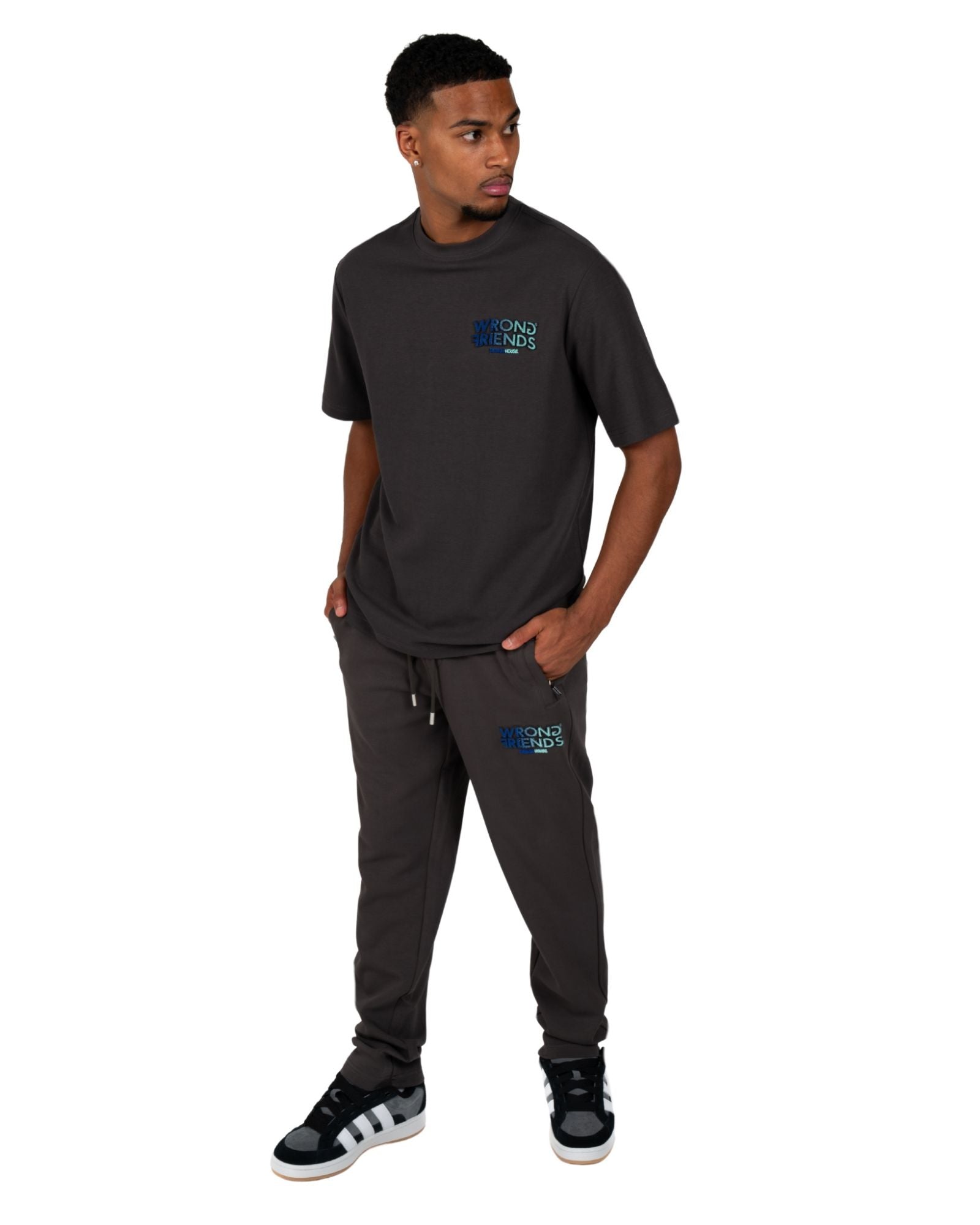 T-shirt Simi Valley gris/bleu T-shirts Wrong Friends