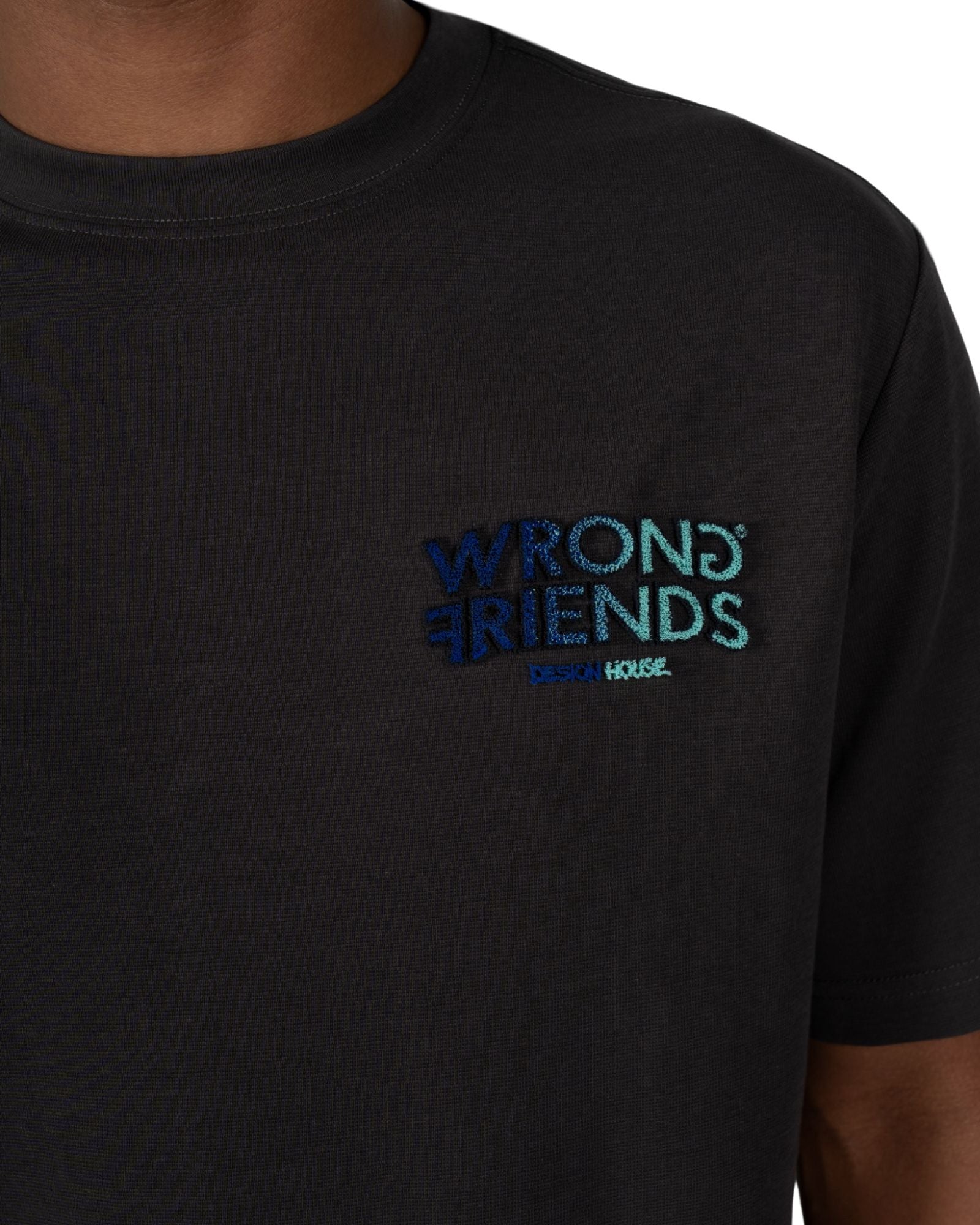 T-shirt Simi Valley gris/bleu T-shirts Wrong Friends