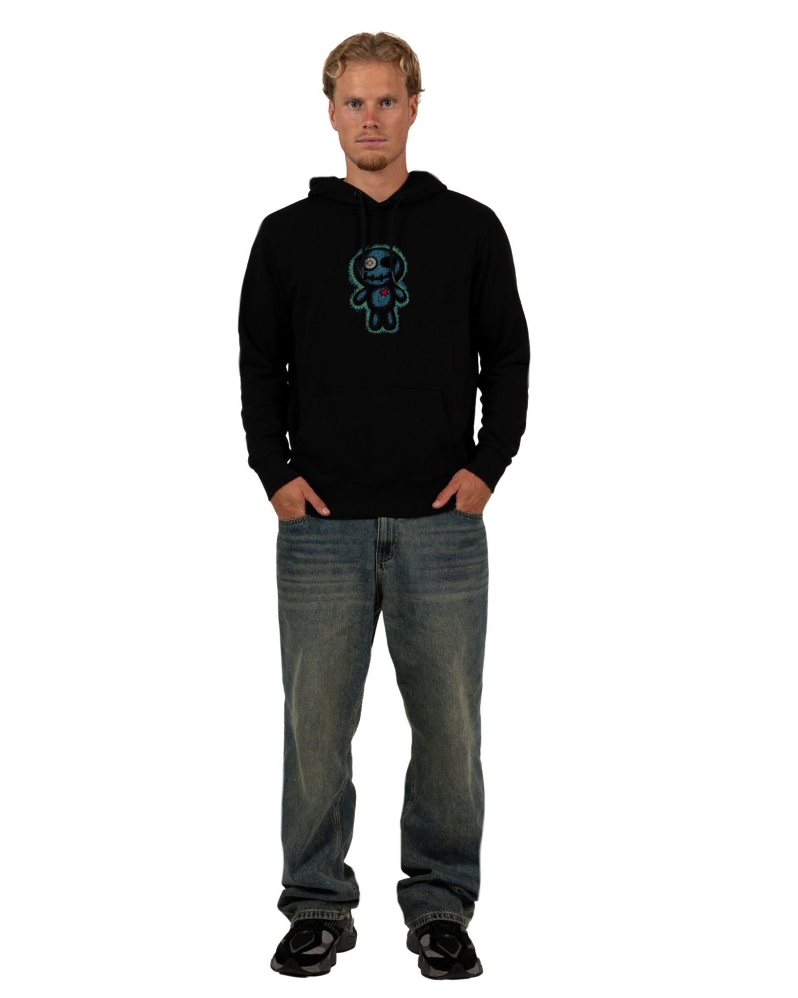 Sweat à capuche Williams noir Sweat à capuche Wrong Friends