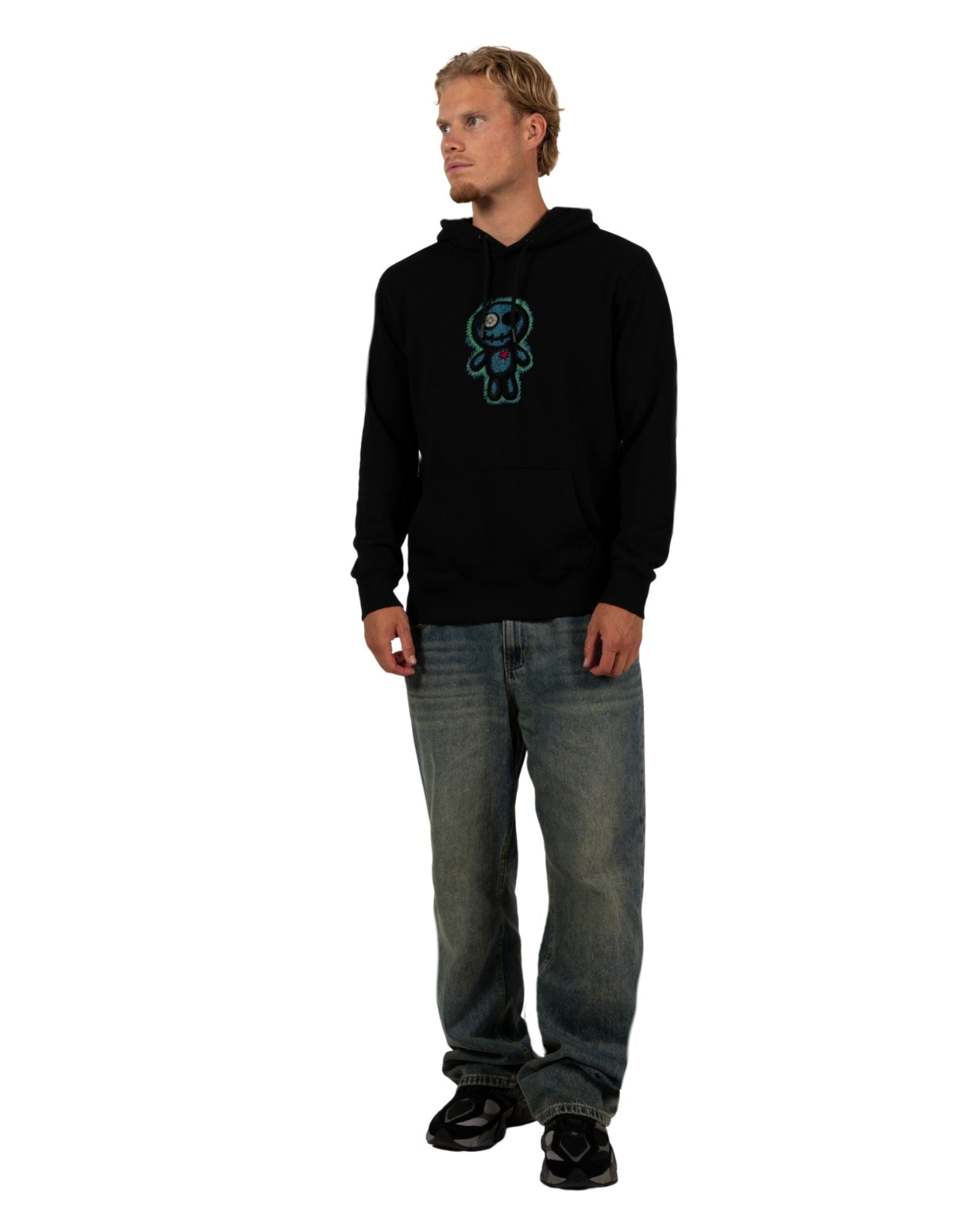 Sweat à capuche Williams noir Sweat à capuche Wrong Friends