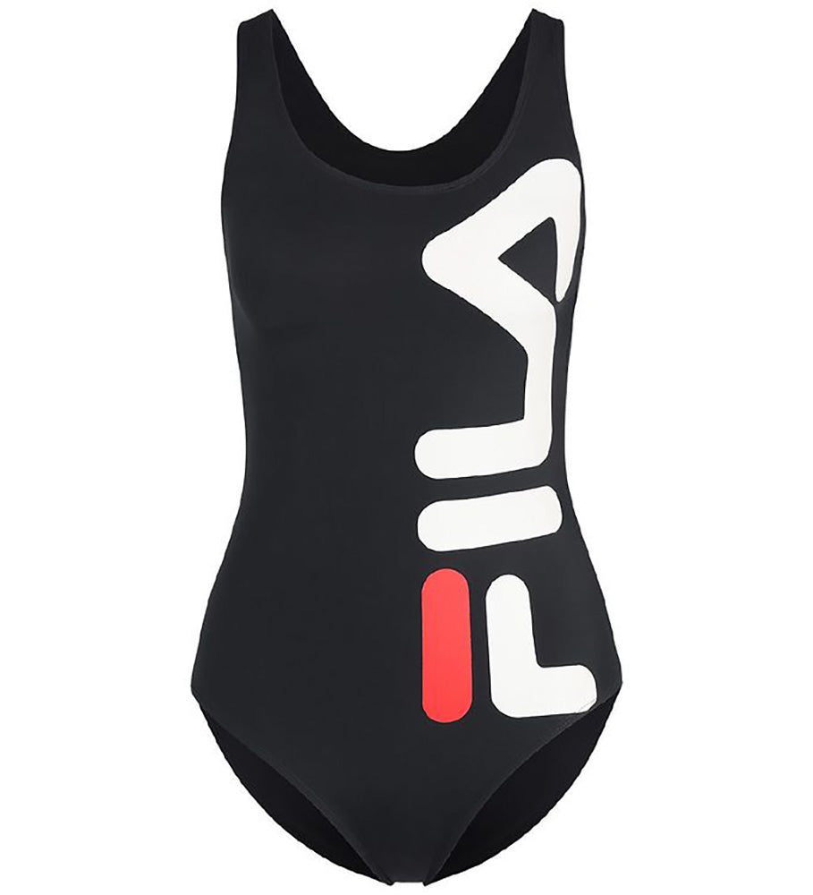 Suzuka Racer Back Swimsuit en noir Maillots de bain Fila   