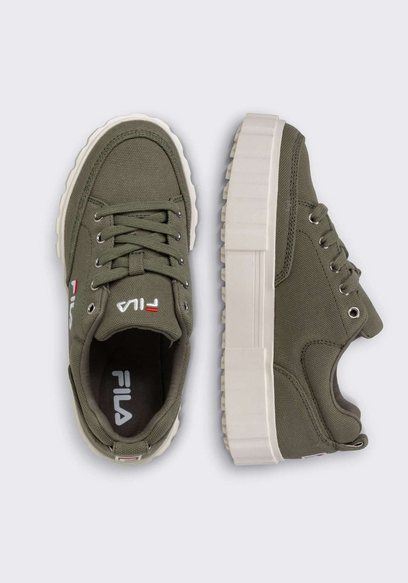 Baskets Sandblast C Wmn in Burnt Olive Fila   