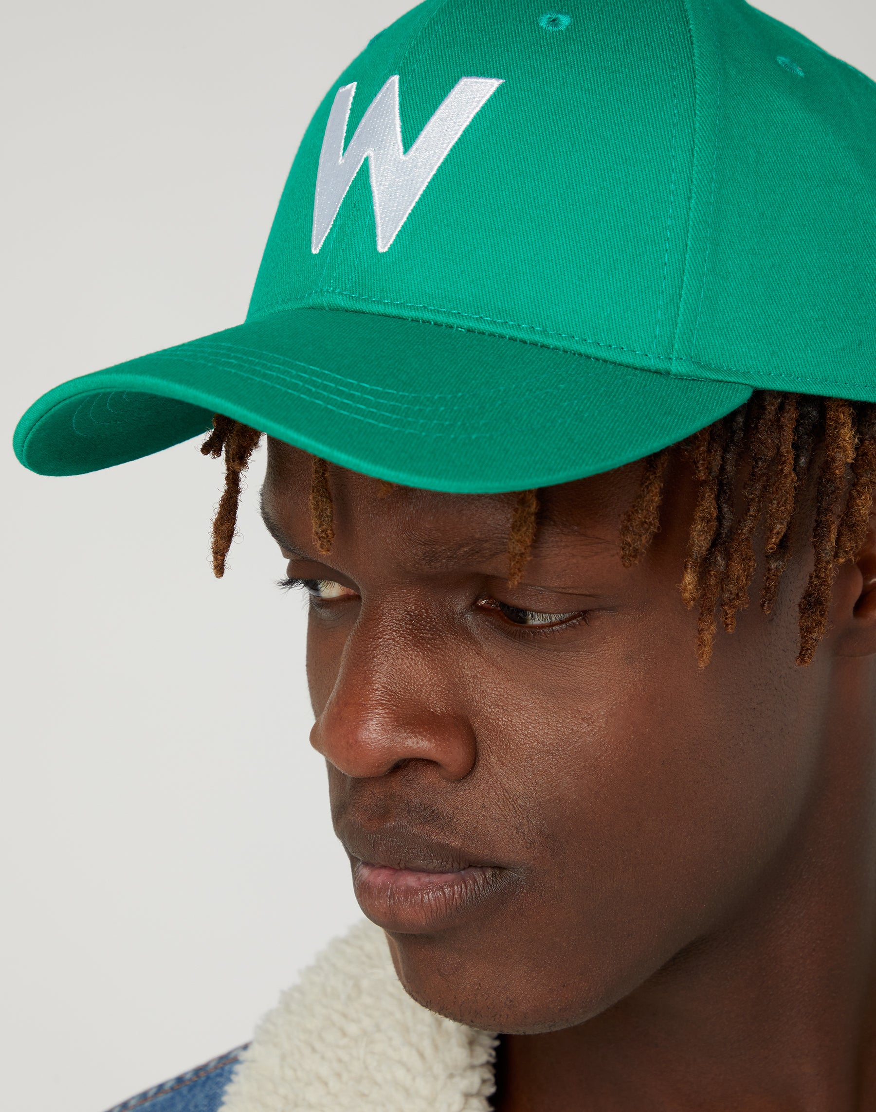 W Logo Cap in Leprechaun Green Caps Wrangler   