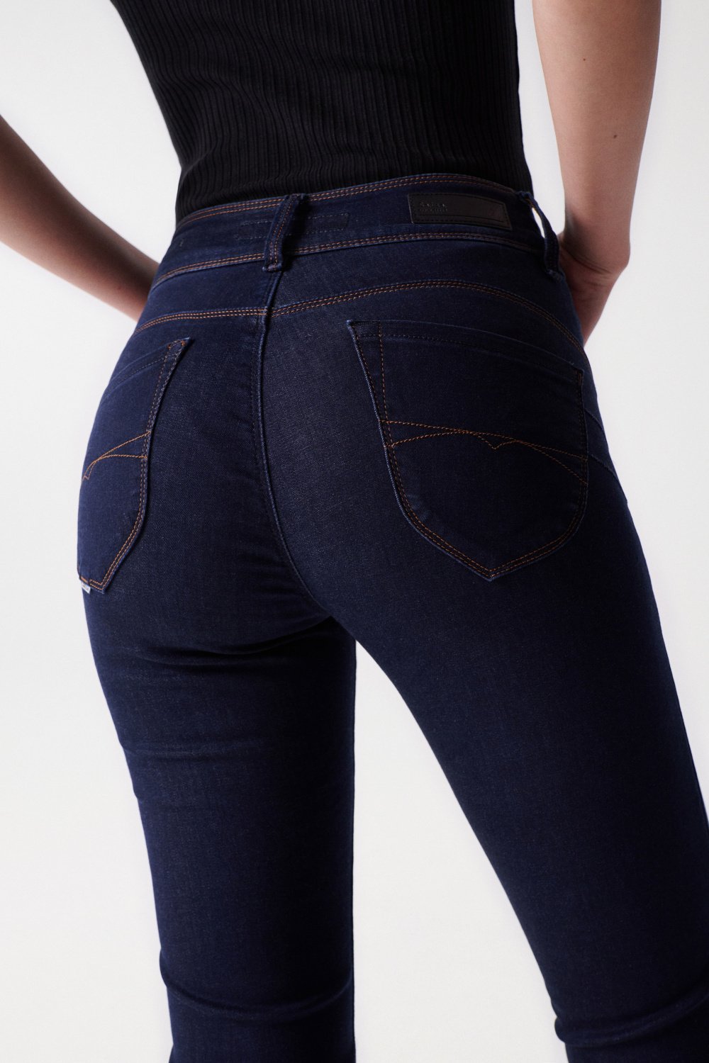 Secret Slim Push-In en jean Dark Wash Salsa Jeans   