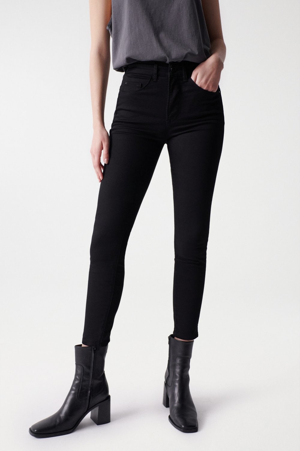 Secret Glamour Push-In en jean noir Salsa Jeans   