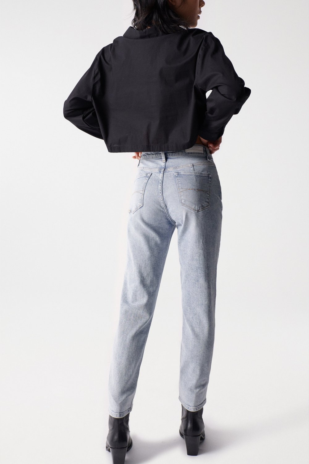 True Cropped Slim Comfort en jeans Light Wash Salsa Jeans   