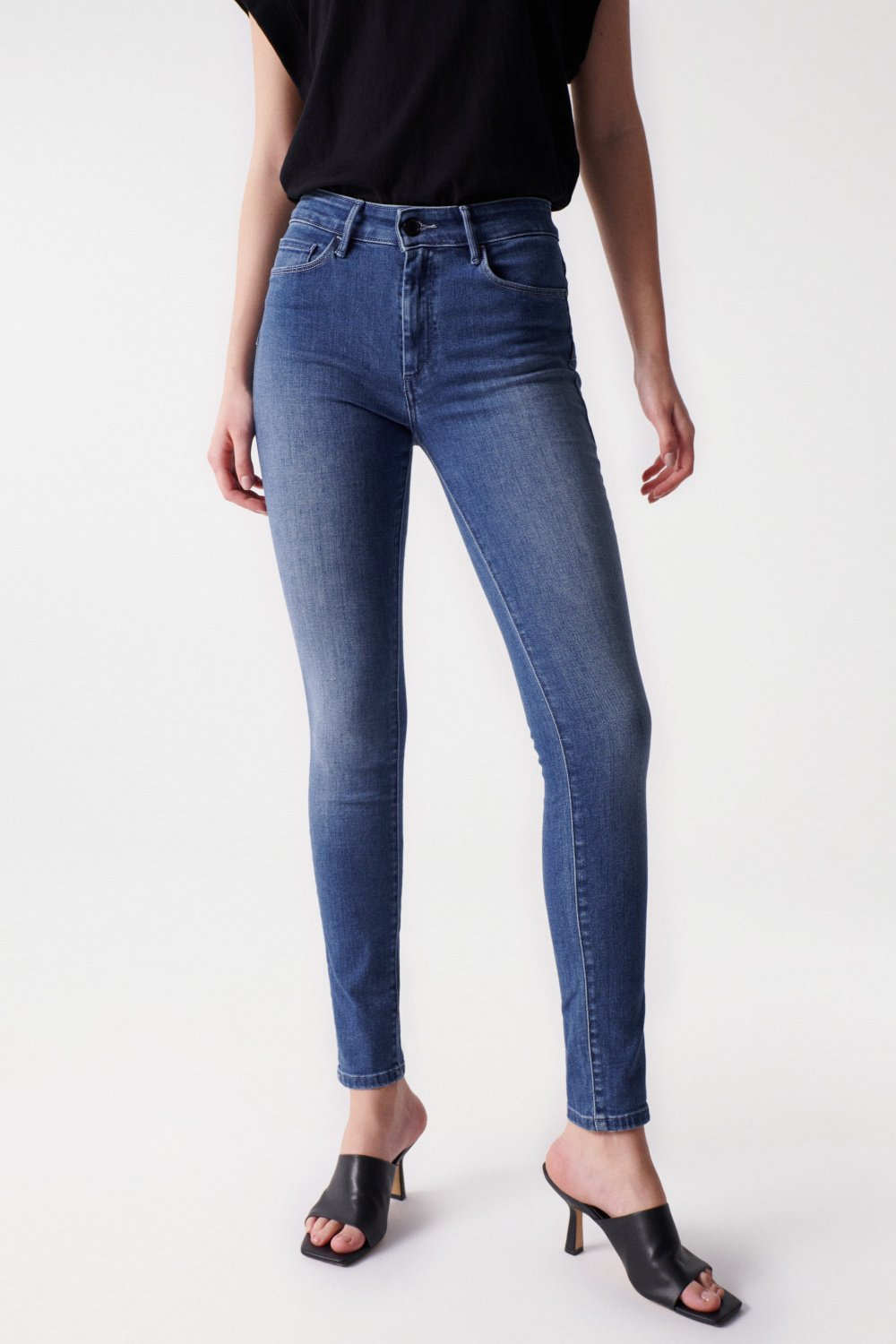 Destiny Skinny Push-Up en jeans Medium Wash Salsa Jeans   