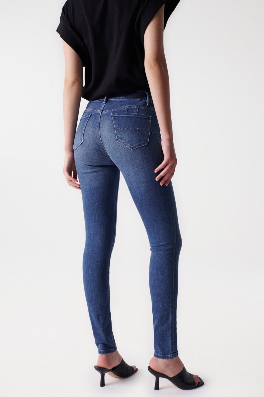 Destiny Skinny Push-Up en jeans Medium Wash Salsa Jeans   