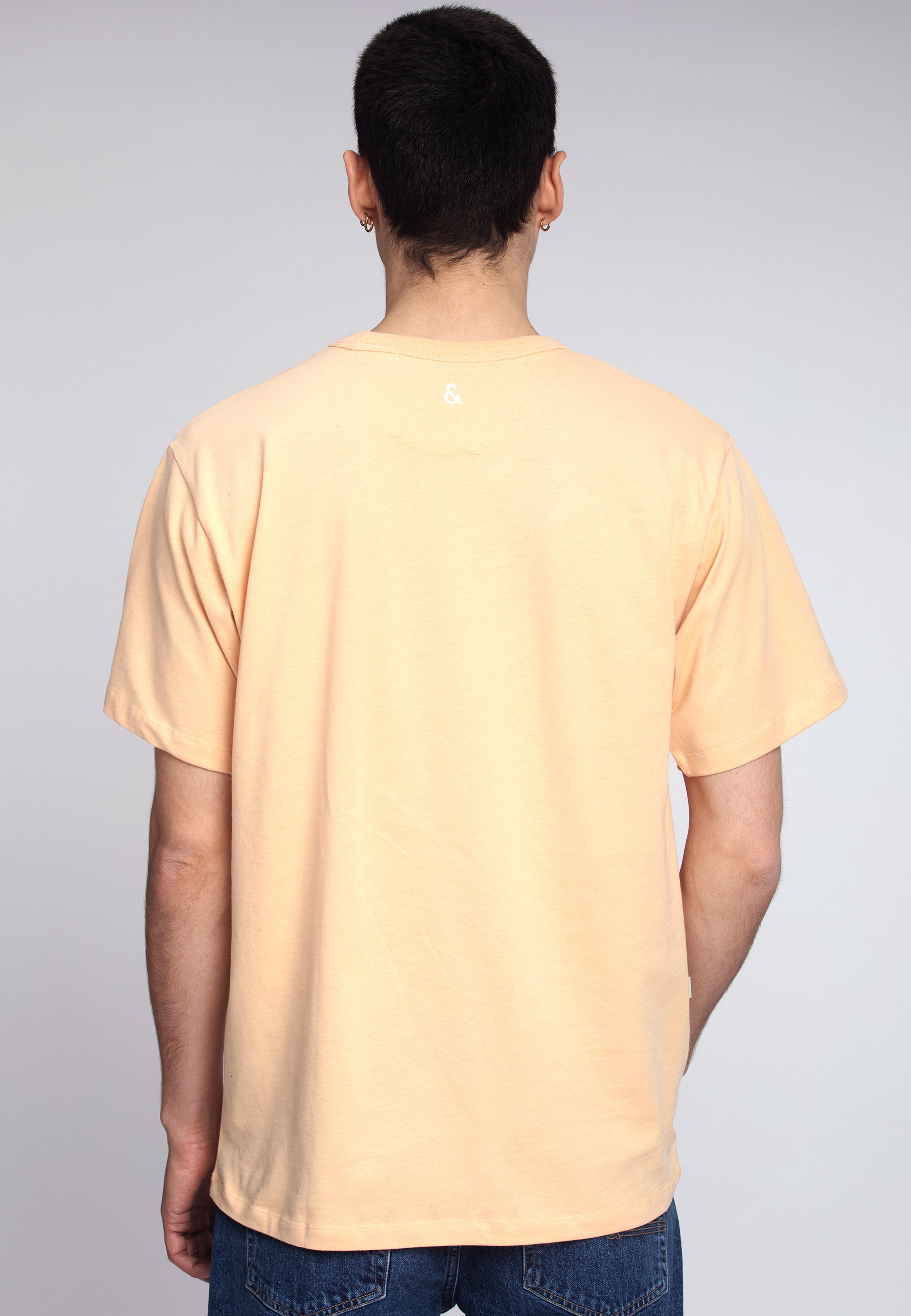 T-shirt Basic Embroidery in Carrot T-shirts Colours and Sons   