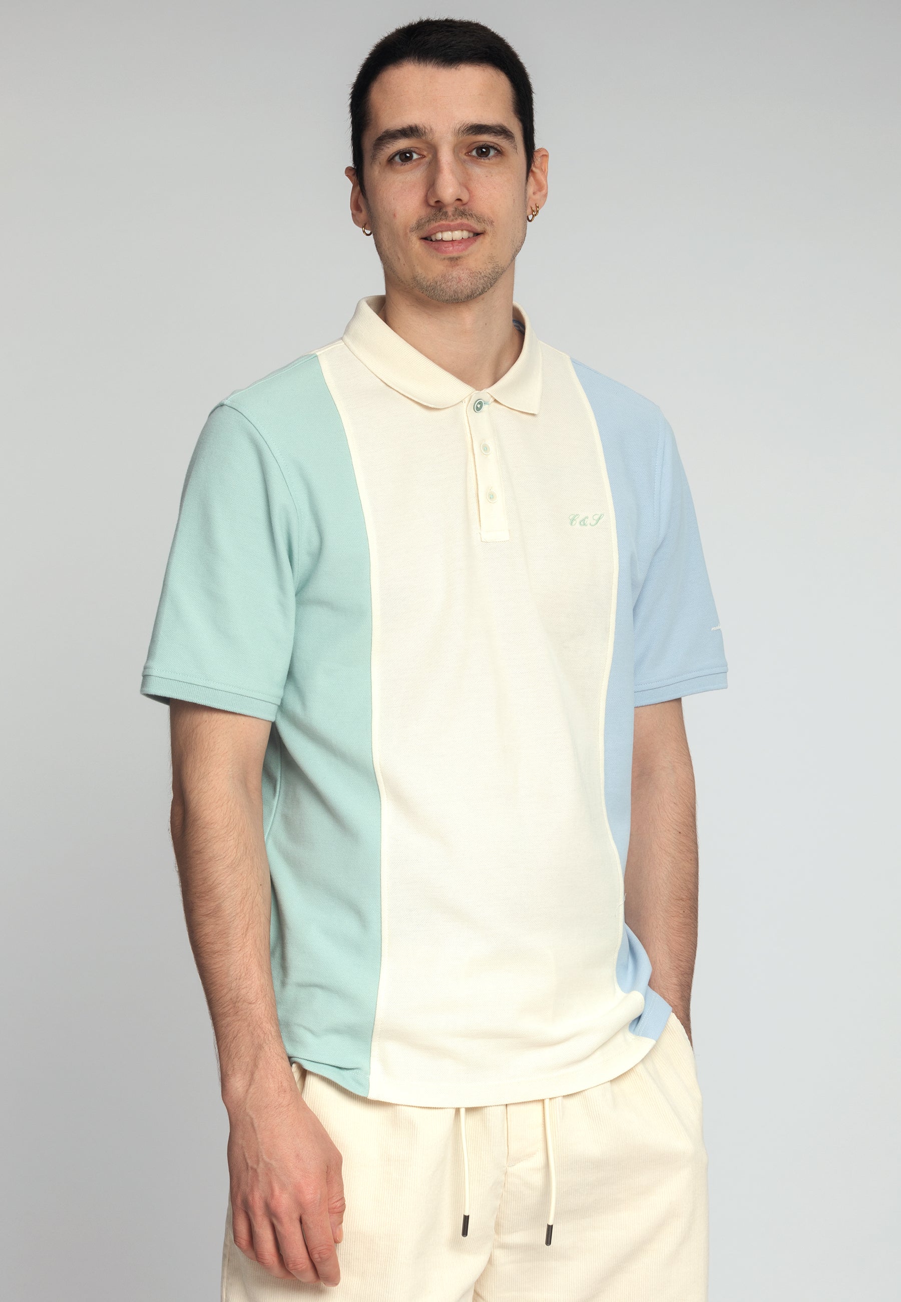 Polo Cut & Sewn en Colourblock 1 Polos Colours and Sons   